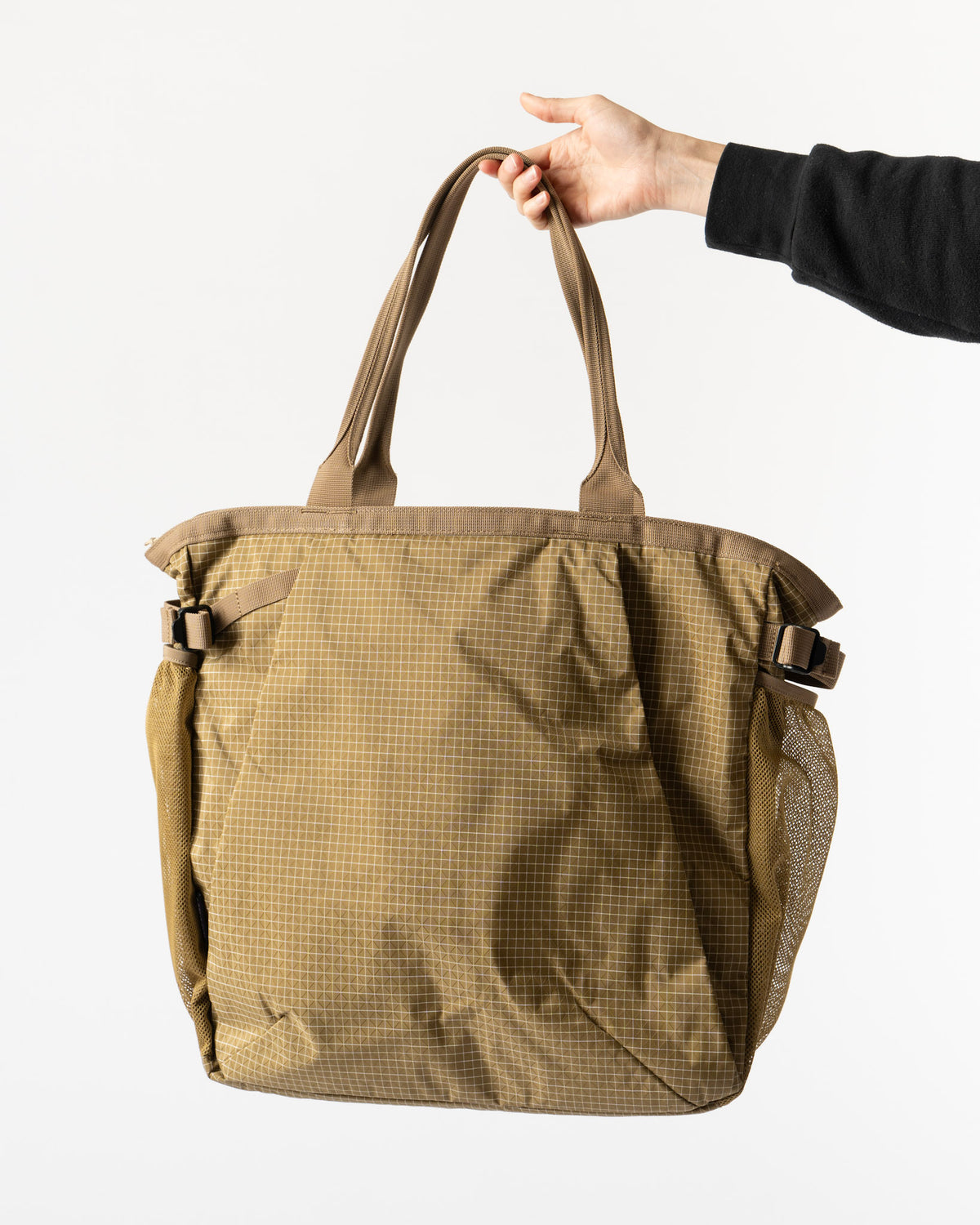 Gramicci Ripstop Tote Bag in Beige Curated at Jake and Jones