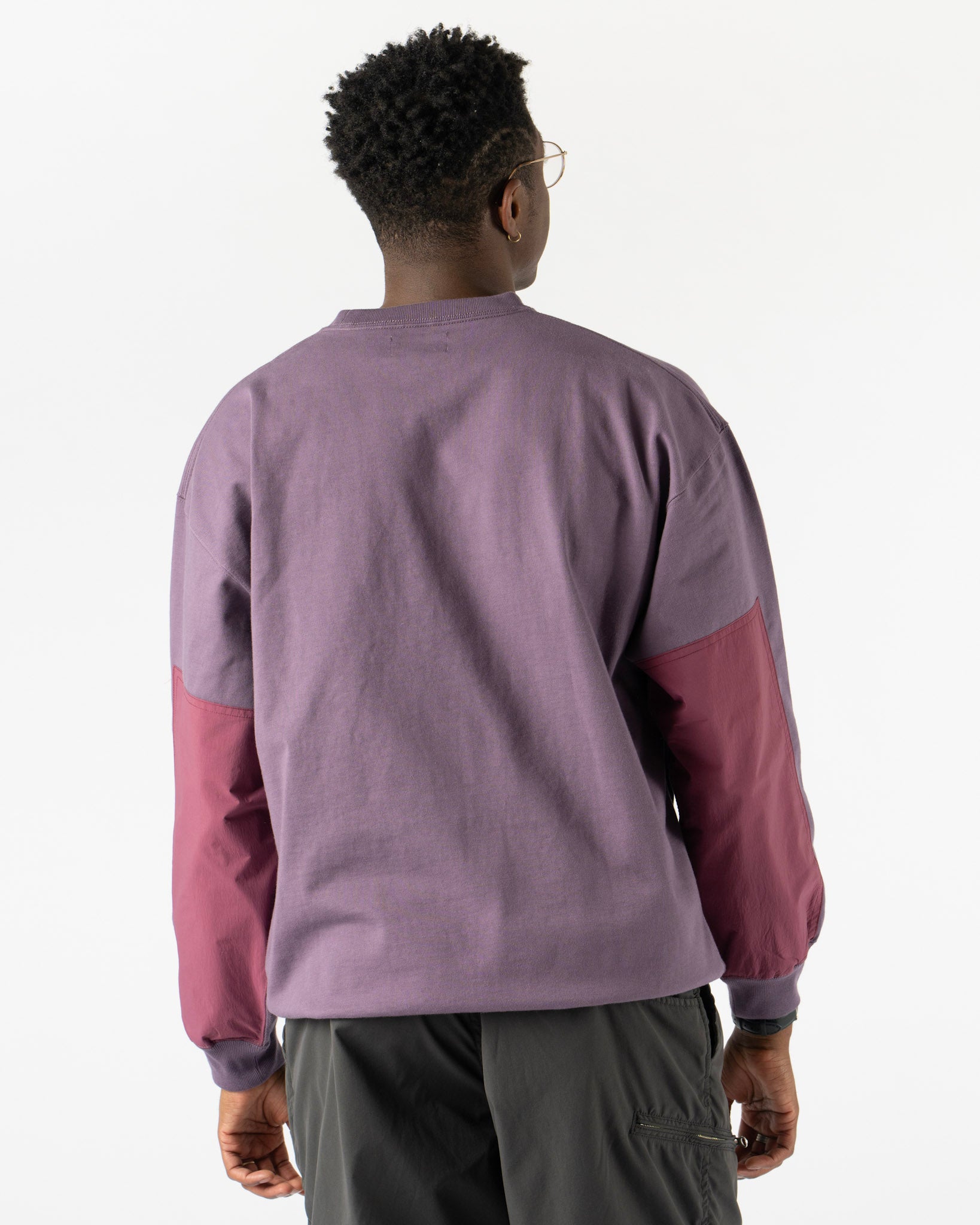 Pilgrim Surf + Supply Jaar Reinforced Crew in Purple