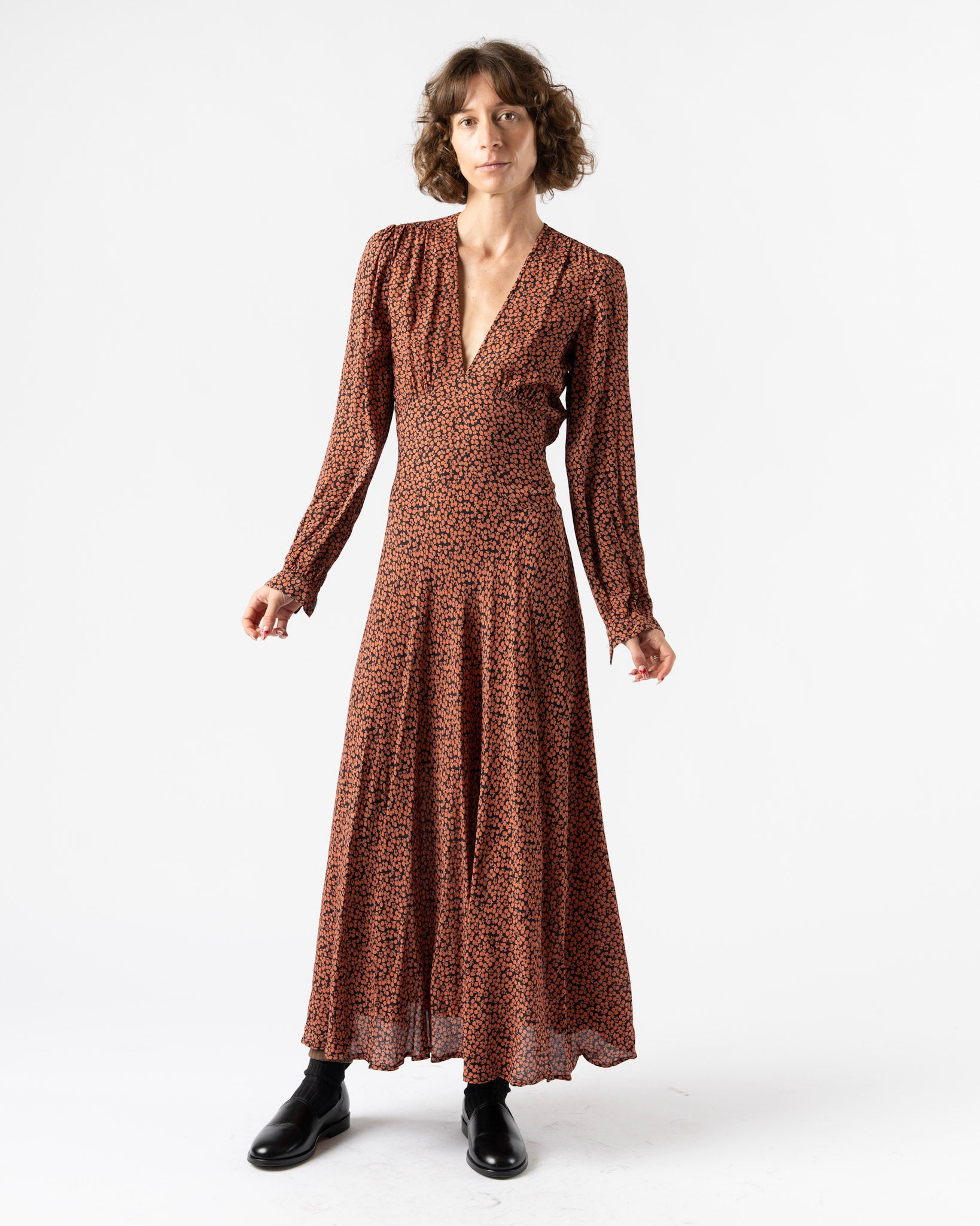 belle long sleeve dress SALE :Belle Long Sleeve Dress – Madida Clothing main image 1