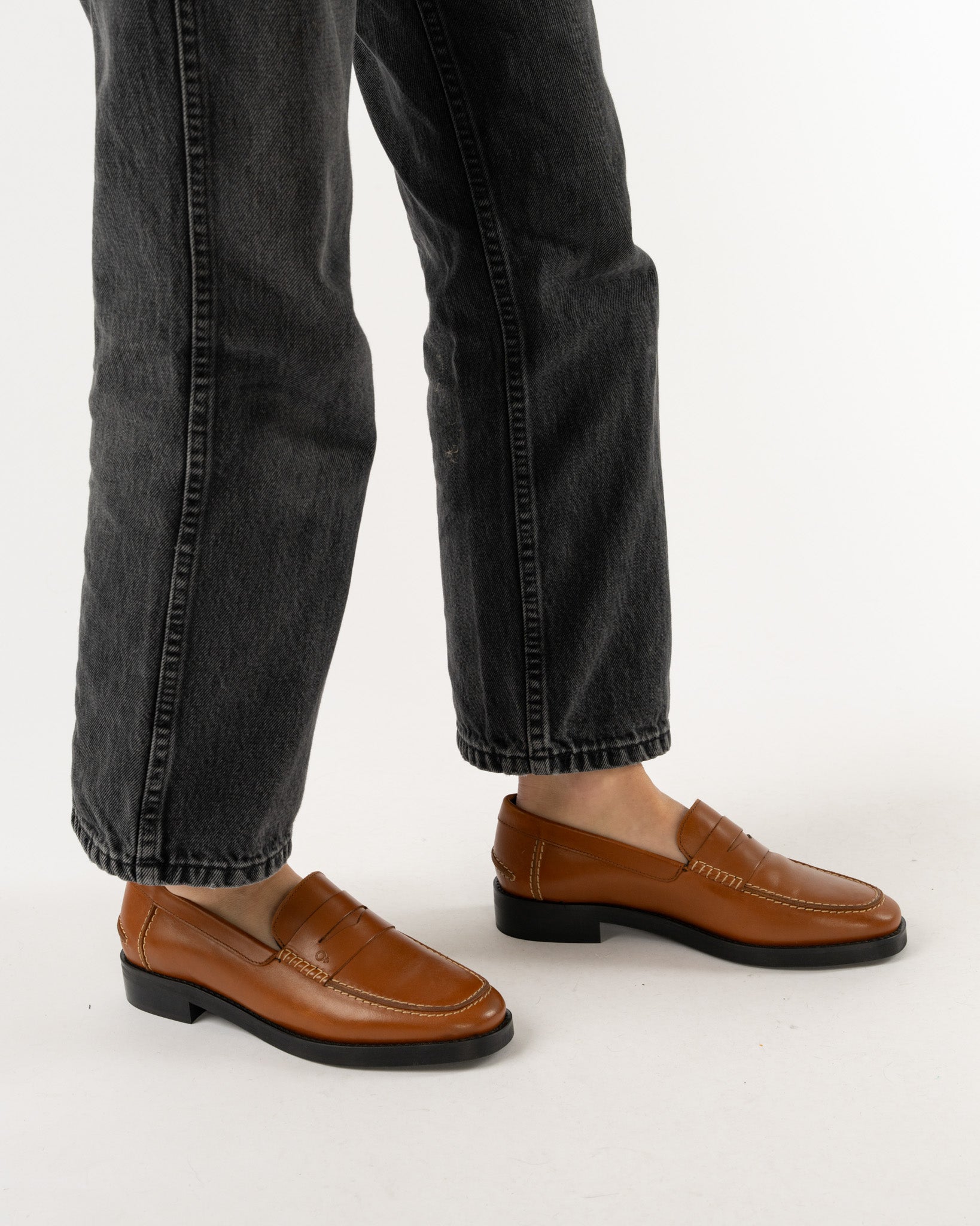 Suzanne Rae Keene Loafer in Nappa Brown