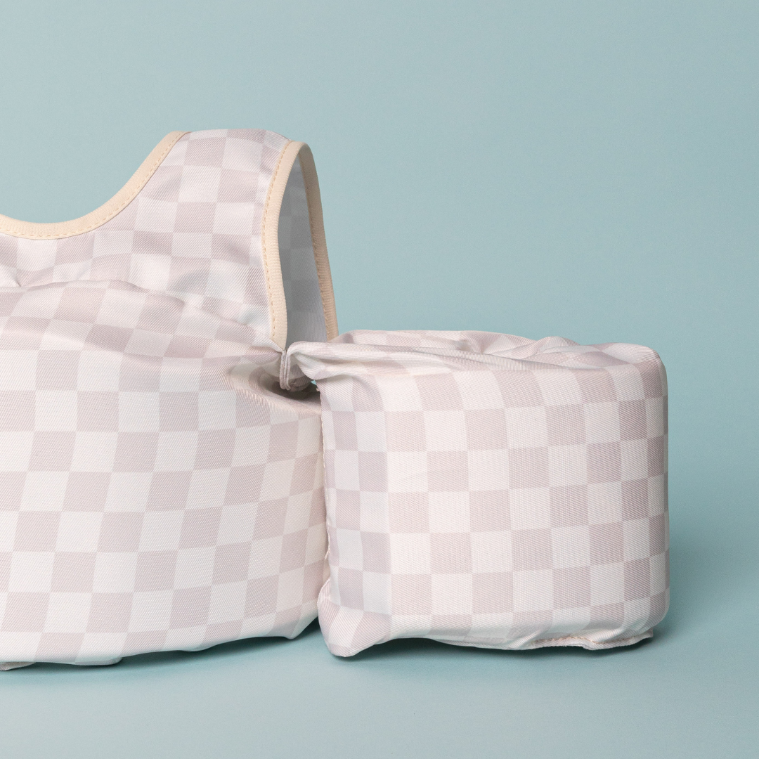 Drip Floats Neutral Checkered Kids Float