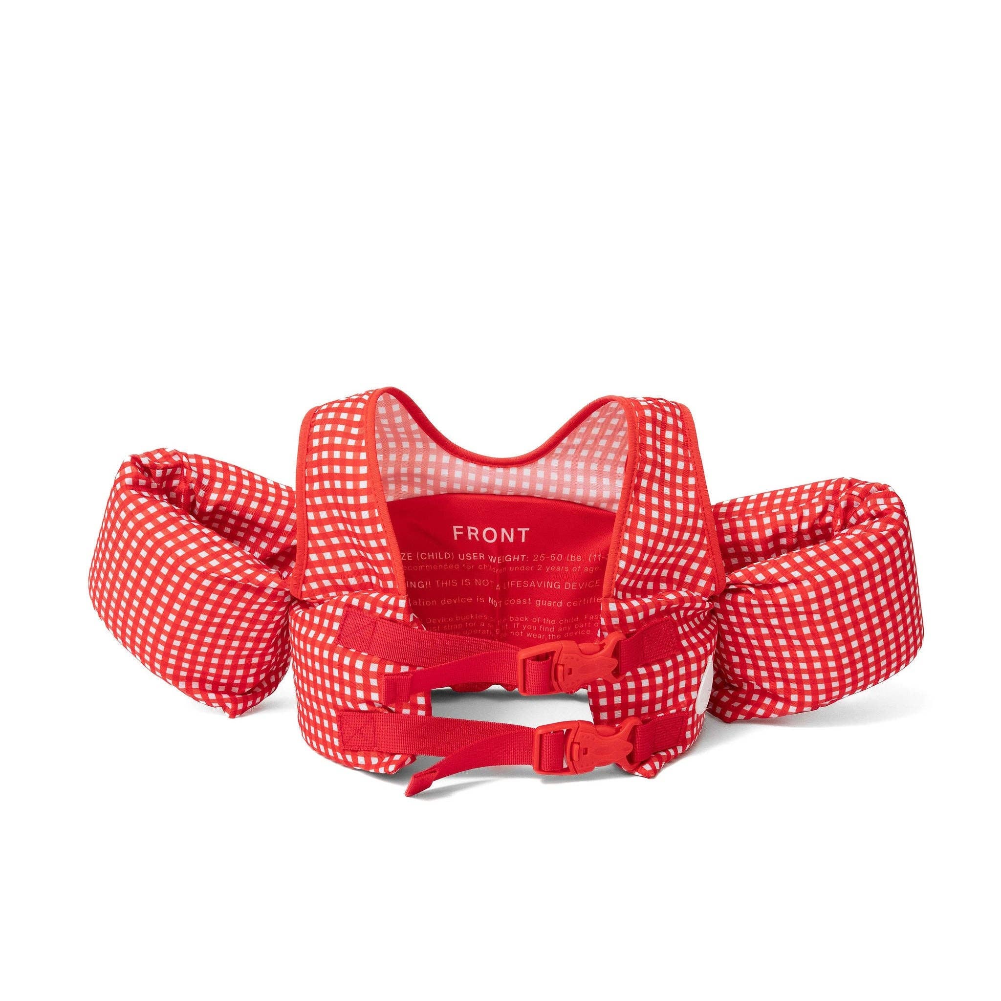 Drip Floats Red Gingham Kids Float