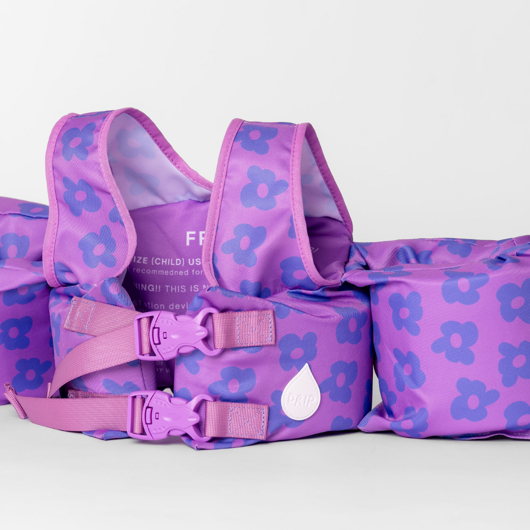 Drip Floats Flower Power Purple Kids Float
