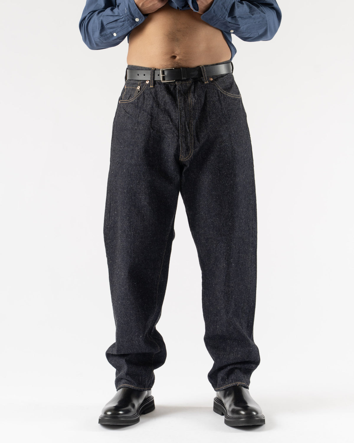 Kaptain Sunshine 5P Zipper Front Denim Pants Curated at Jake and Jones