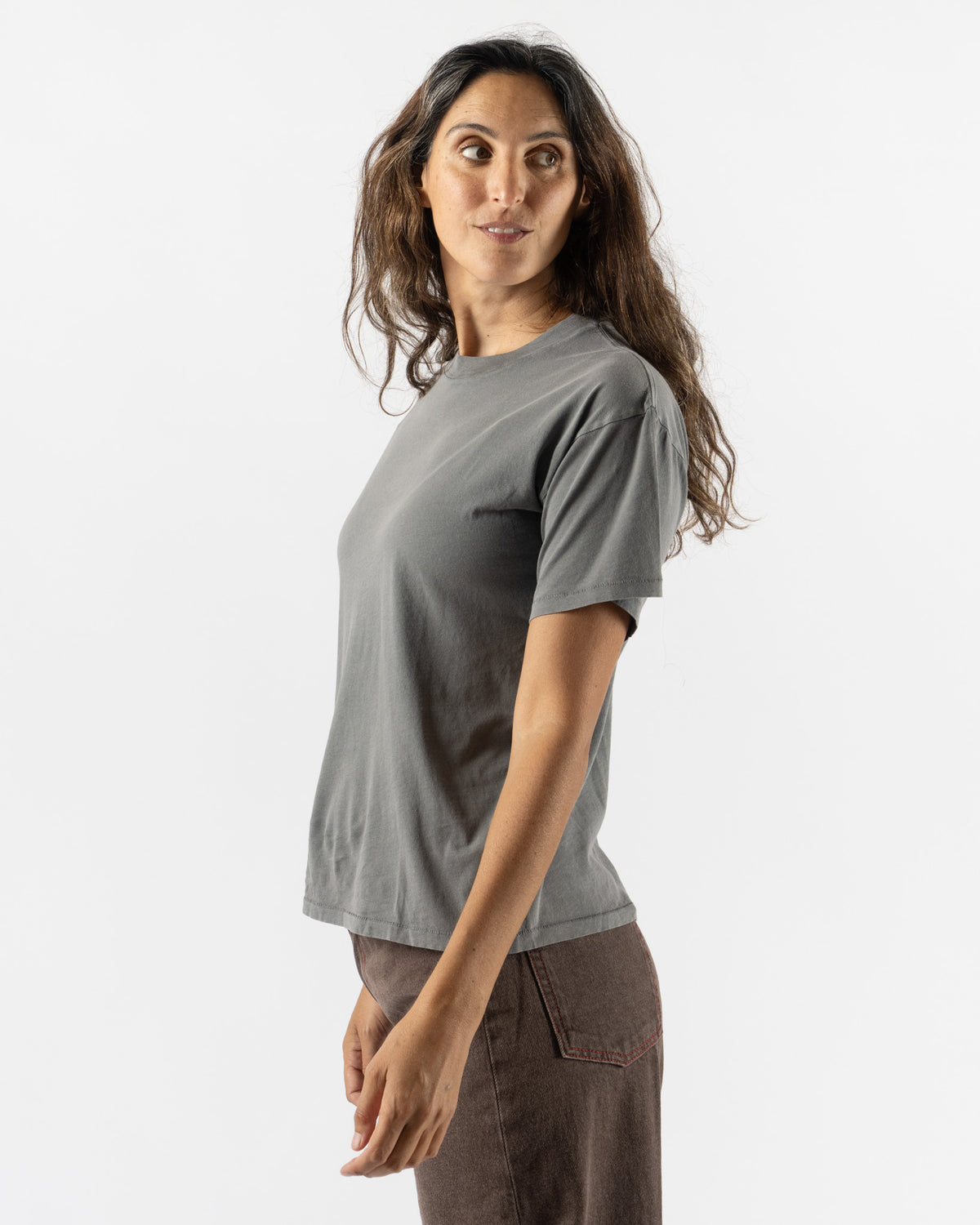 6397 Boy T in Washed Grey