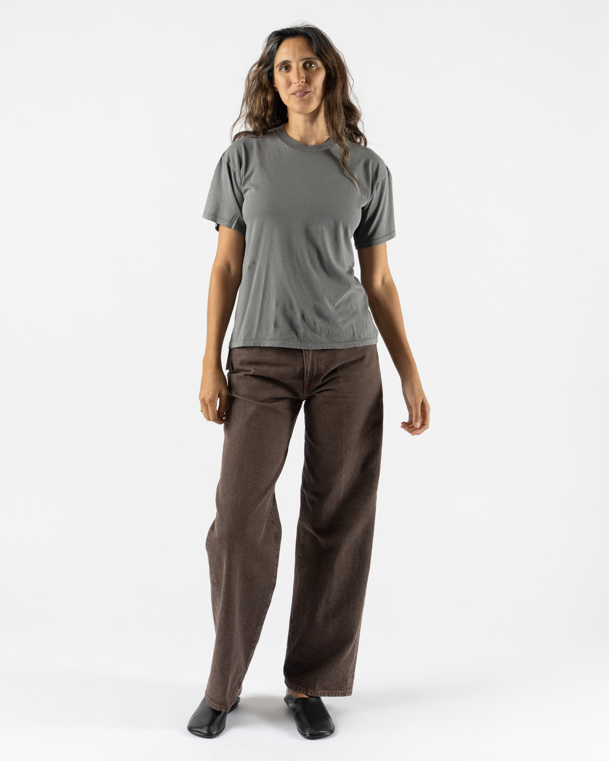 6397 Boy T in Washed Grey