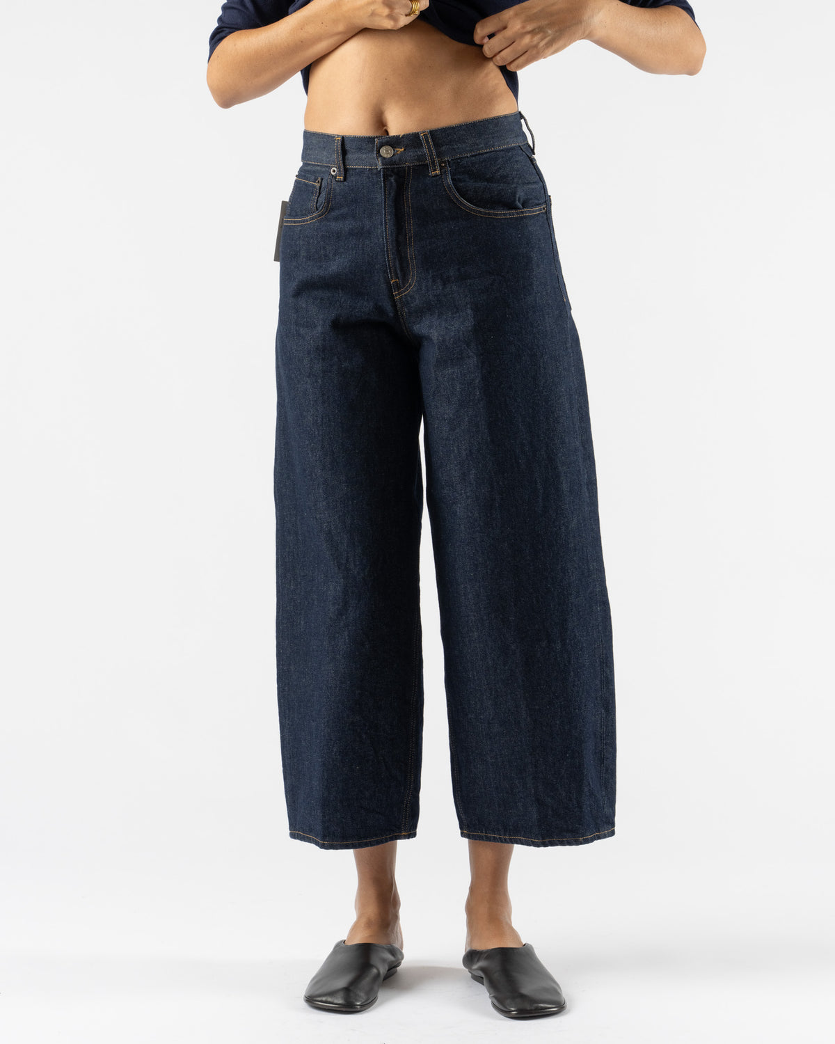 6397 Cropped Roomy Jean in Rinsed Raw
