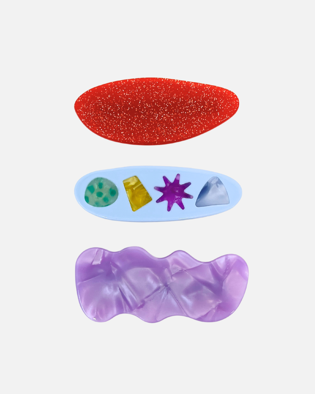 Milk Teeth Trio Kids Hairclip Set