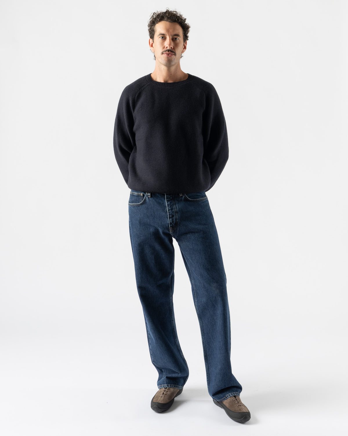 Kaptain Sunshine Indigo Straight Denim Jeans