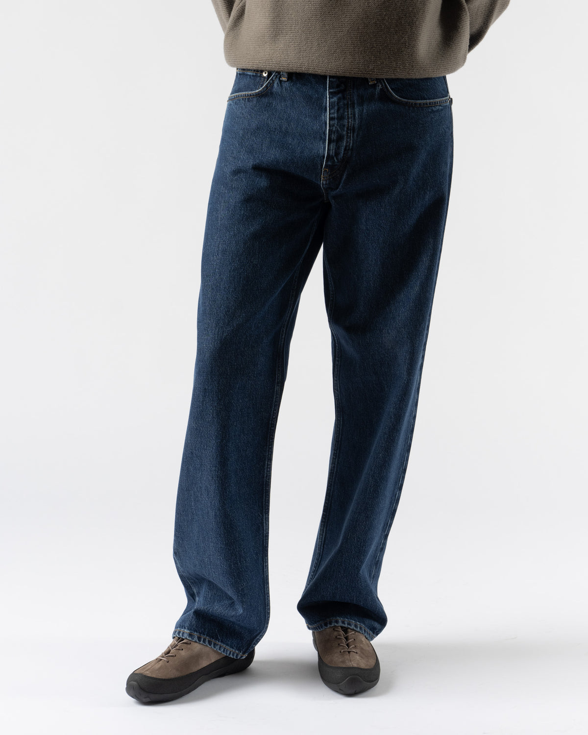 Kaptain Sunshine Indigo Straight Denim Jeans