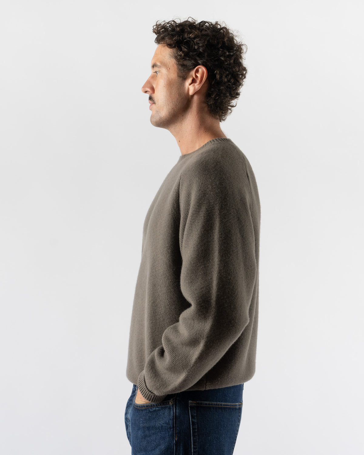 Lady White Co. Raglan Link Sweater in Clay