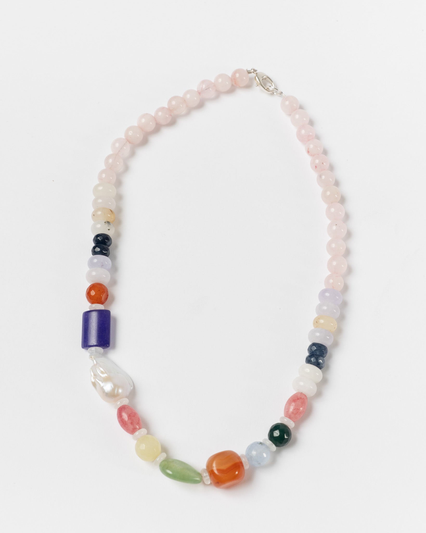 AGD Natural Necklace in Light Pink Multi