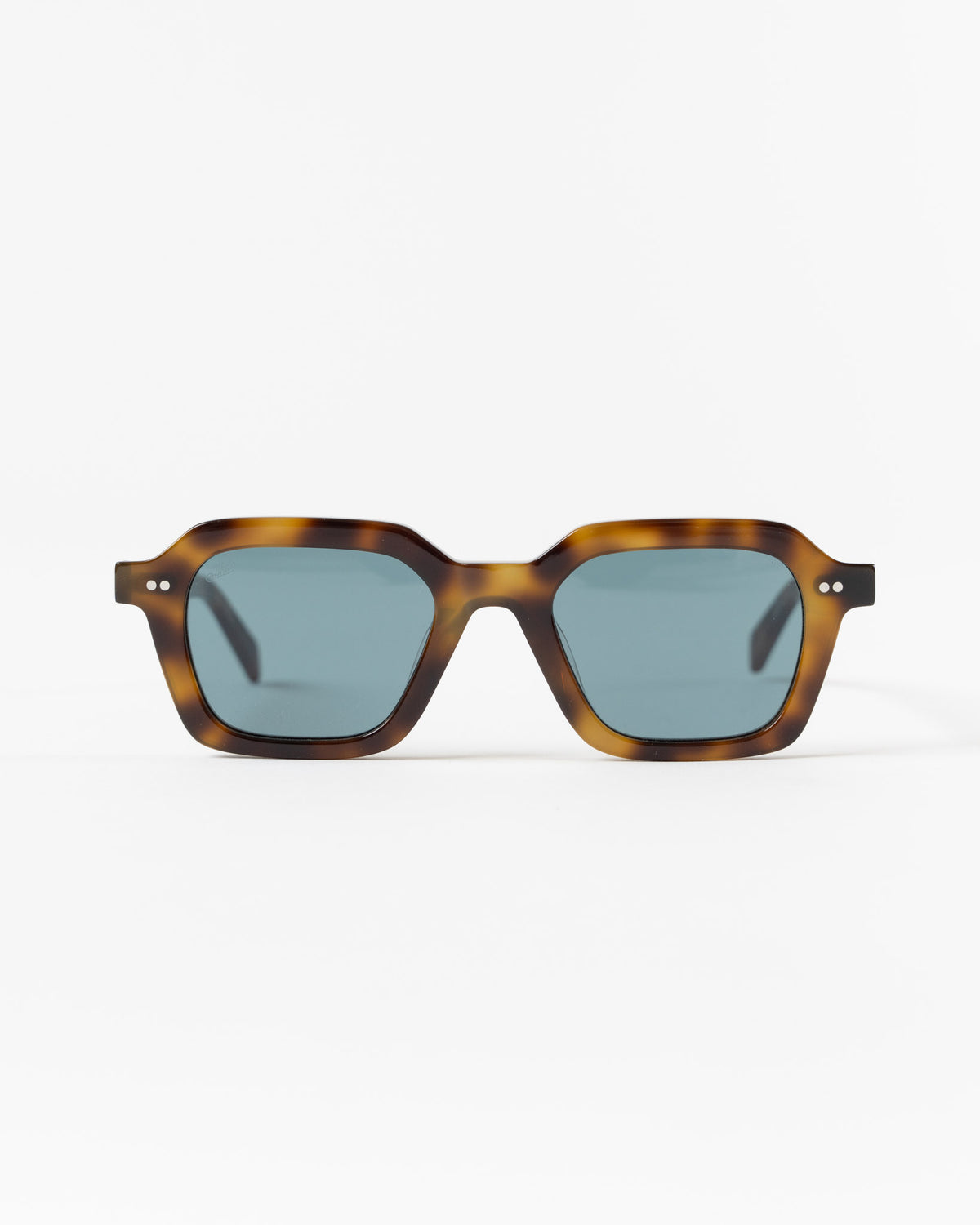 NEW EDERA AVENA  FLAME HAVANA ACETATE SUNGLASSES IN Turquoise elio-retro-havana-acetate-  main image 4