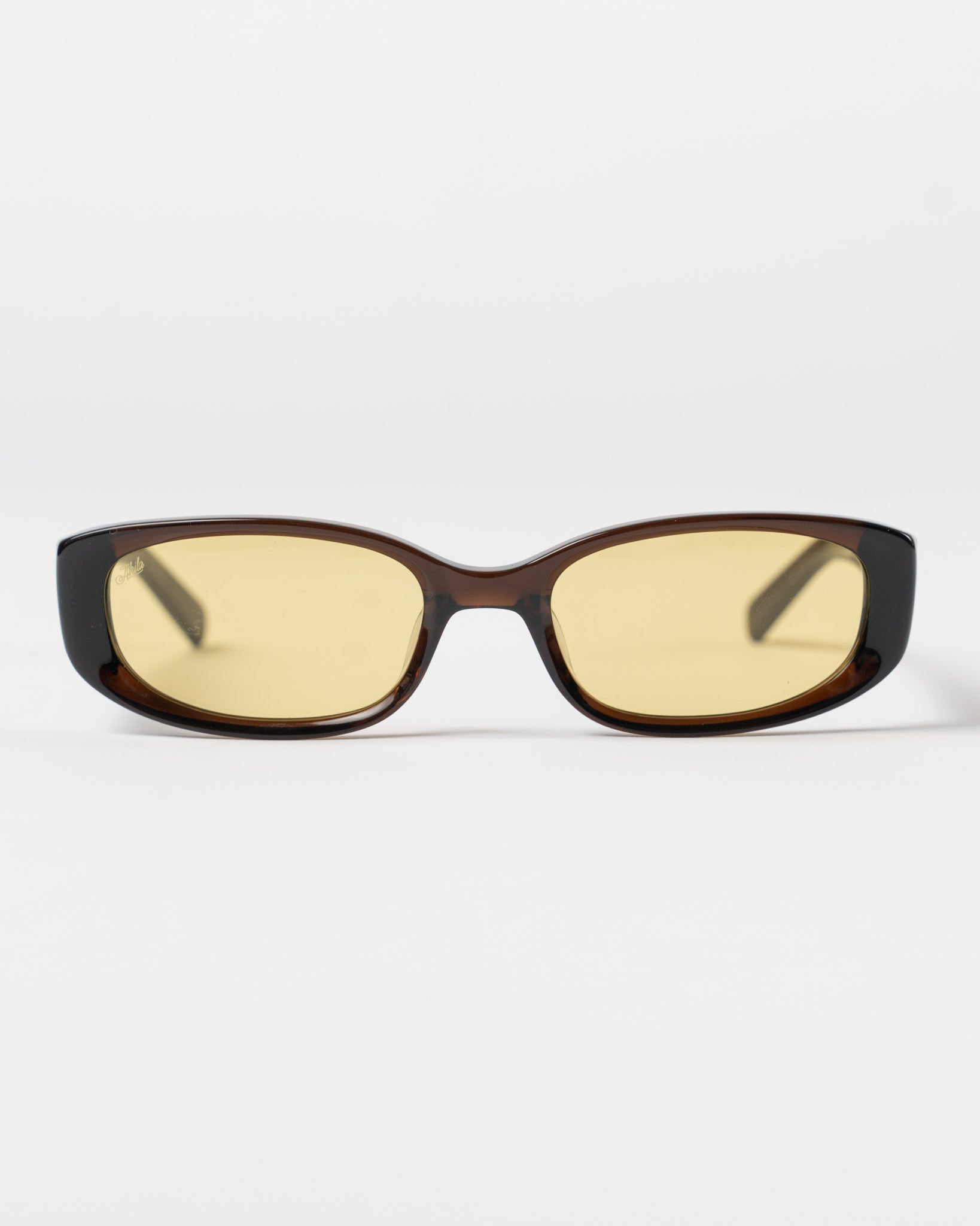 AKILA Mira Sunglasses in Espresso/Yellow