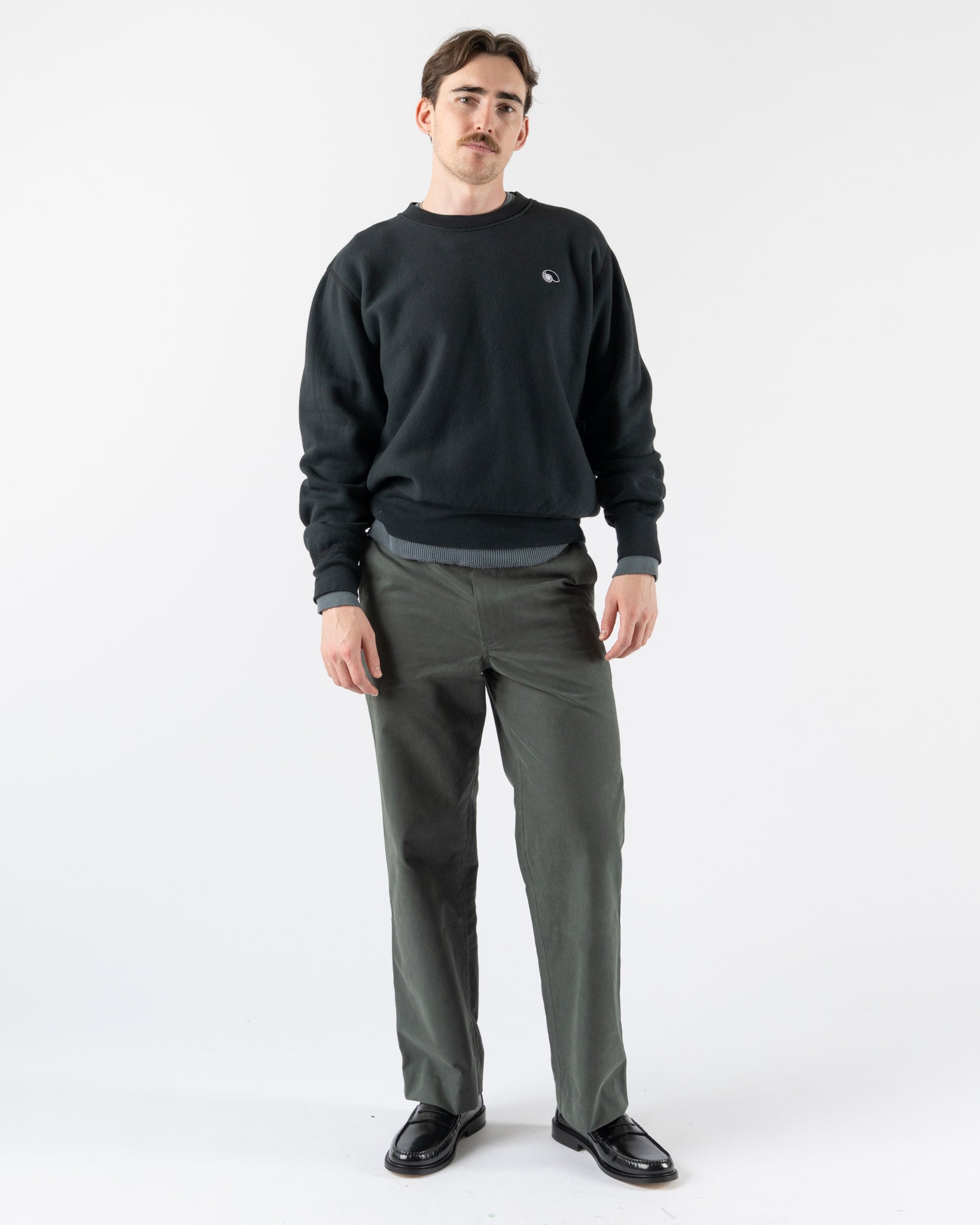 Aaron Levine Crewneck Sweatshirt in Black