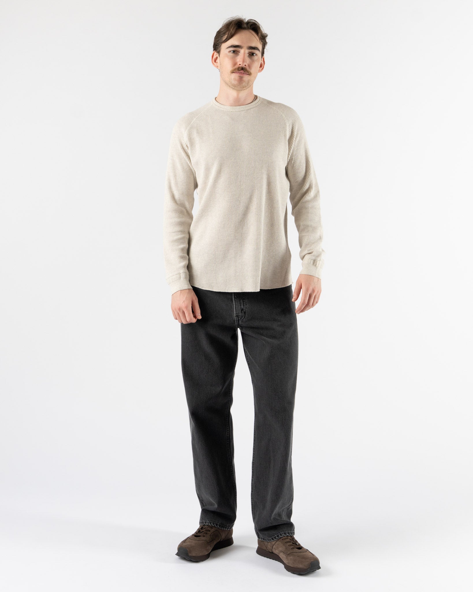 Beams Plus Crew Thermal 30 in Oatmeal