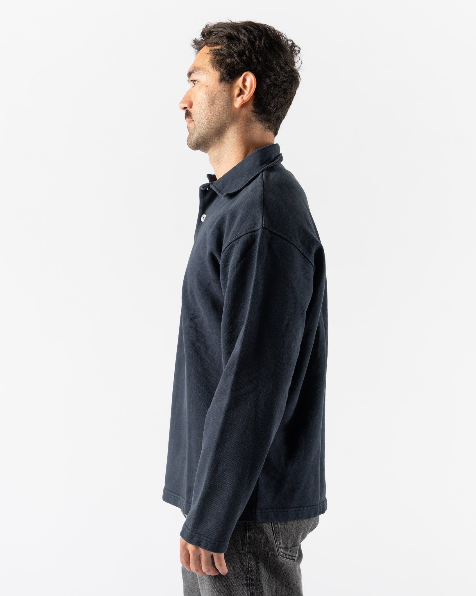 Another Aspect Another Polo Shirt 1.0 in Night Sky Navy