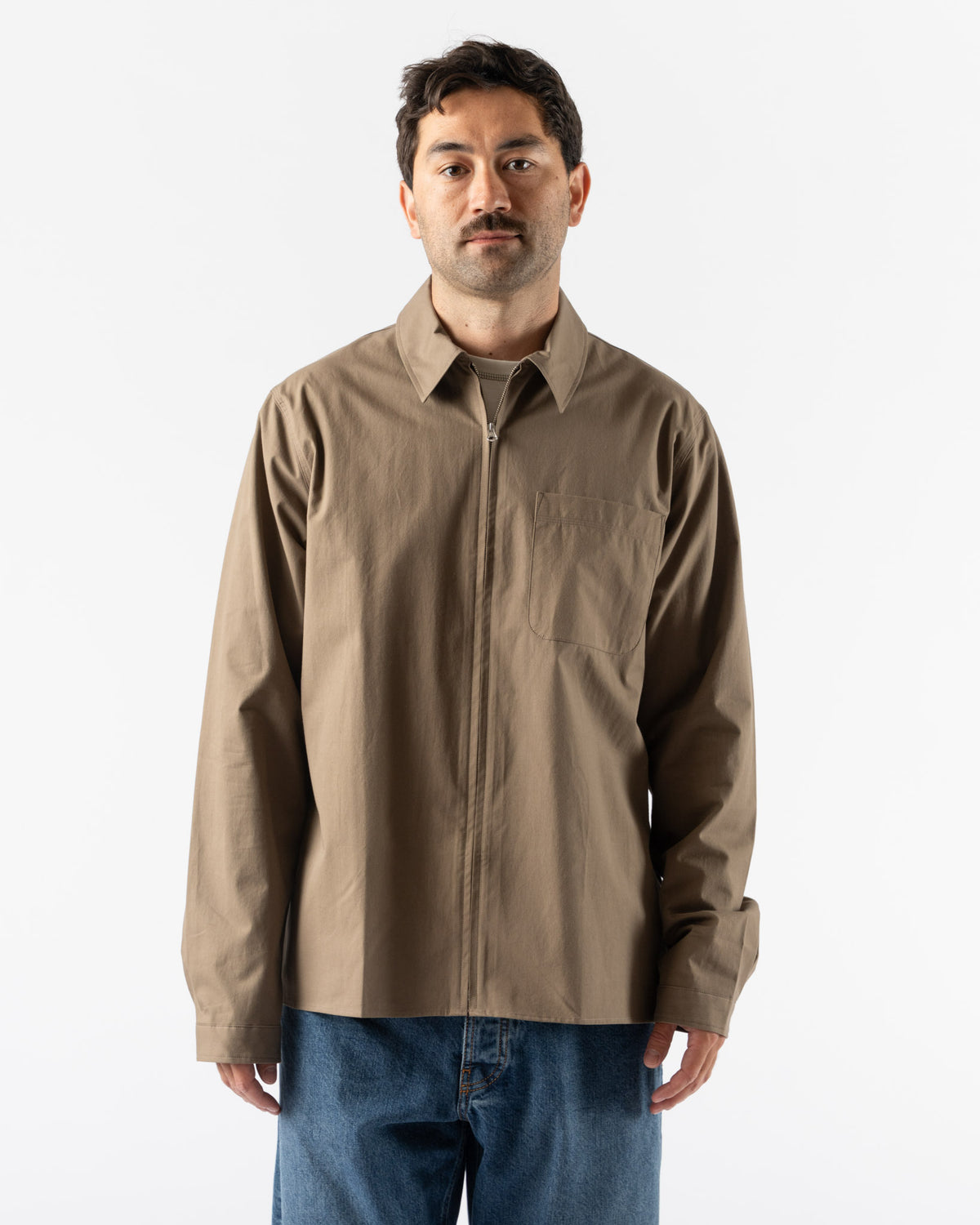 Another Aspect Another Zip Shirt 1.0 in Ishi Beju Curated at Jake 