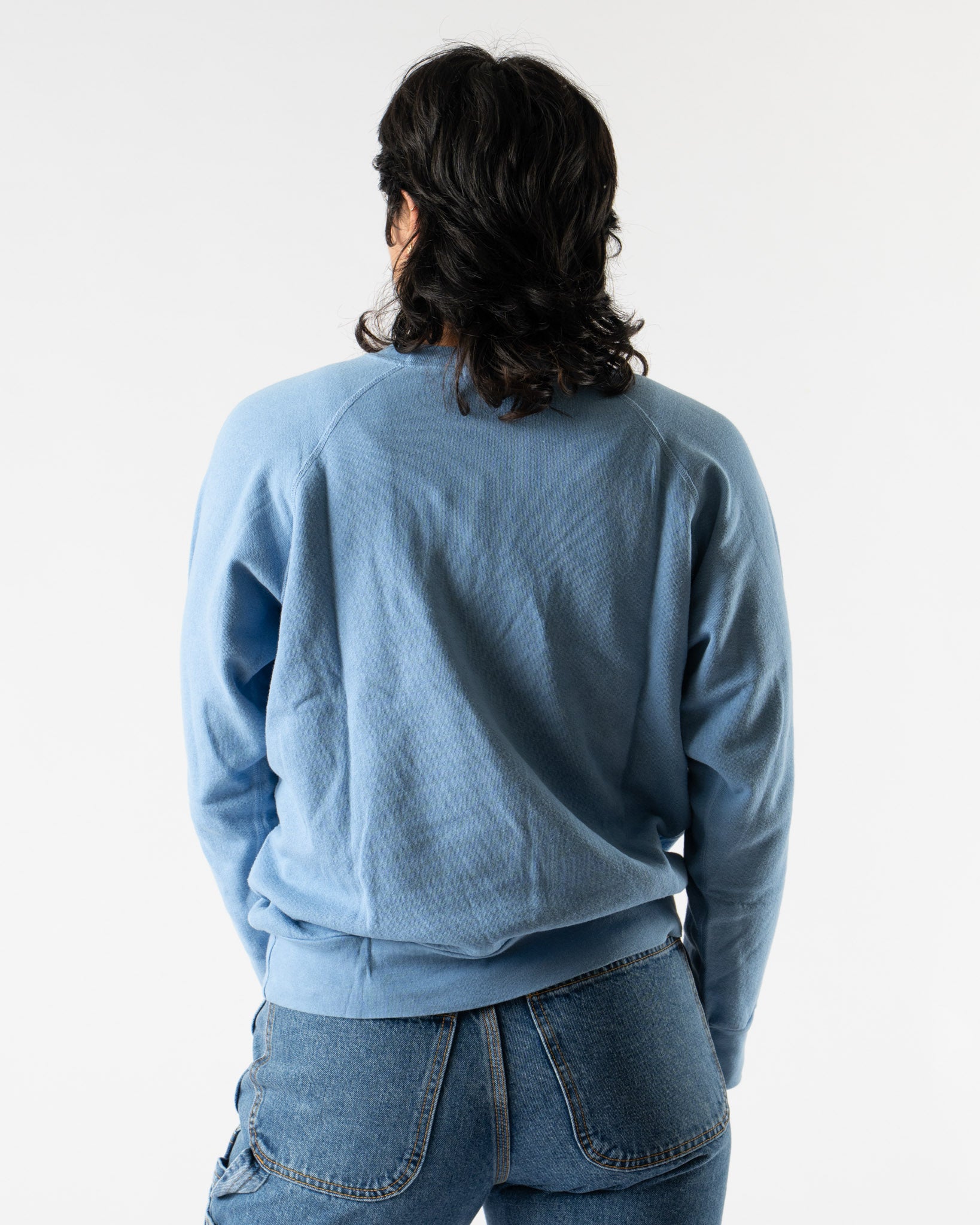 B Sides Crewneck Sweatshirt in Arlo Blue