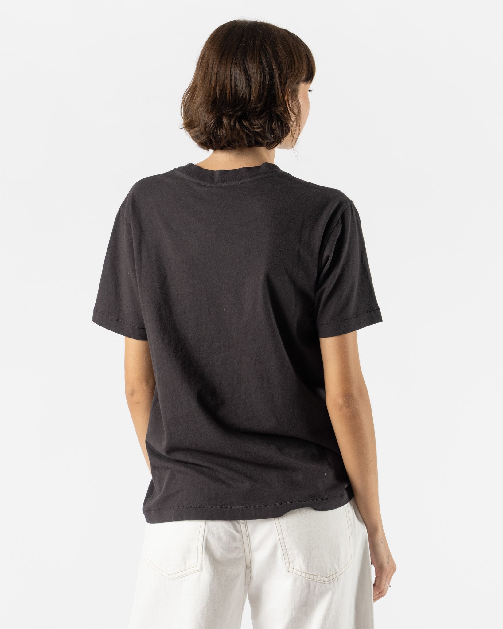 B Sides Pocket Tee in Faded Black Overdye