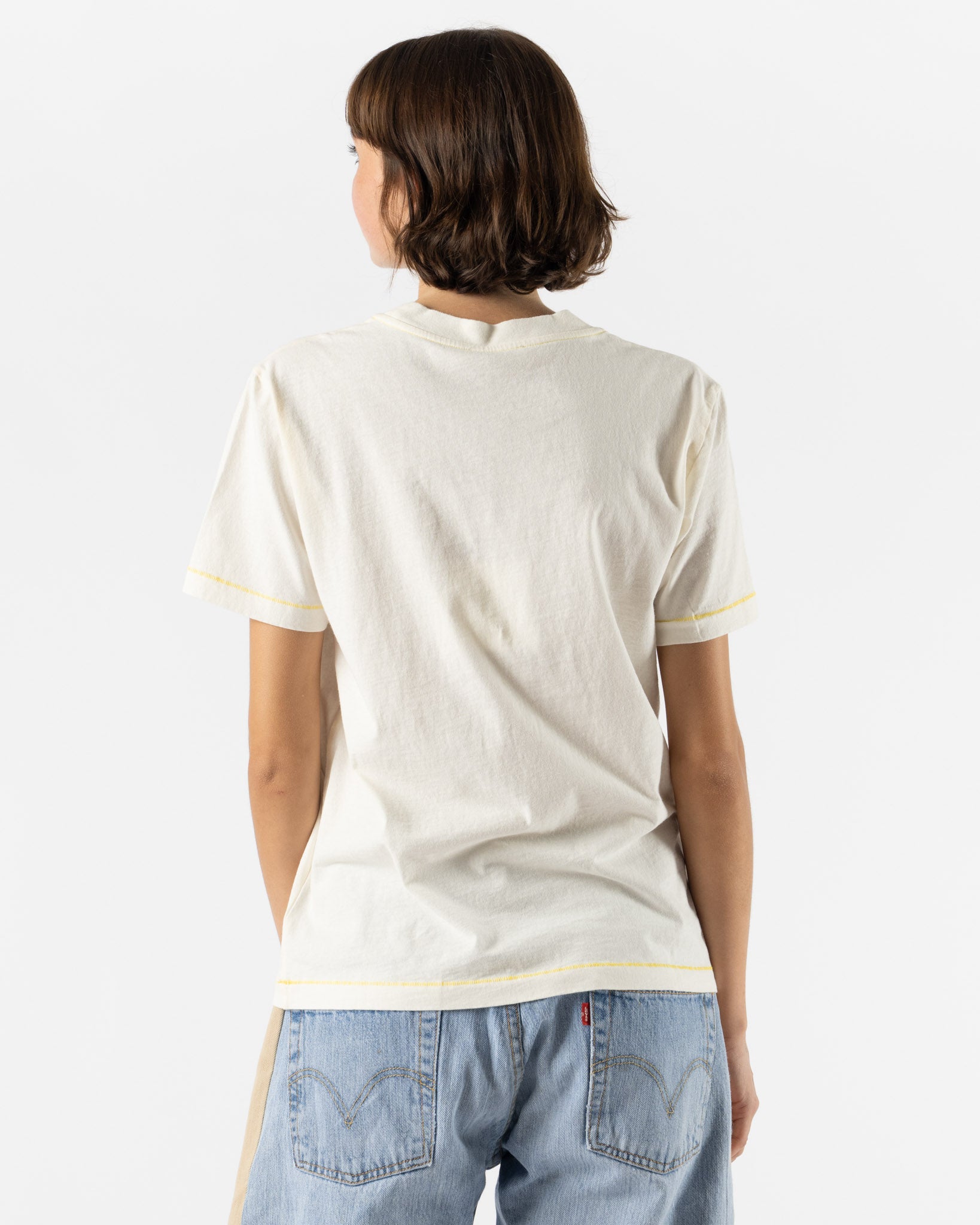 B Sides Pocket Tee in Oyster Overdye