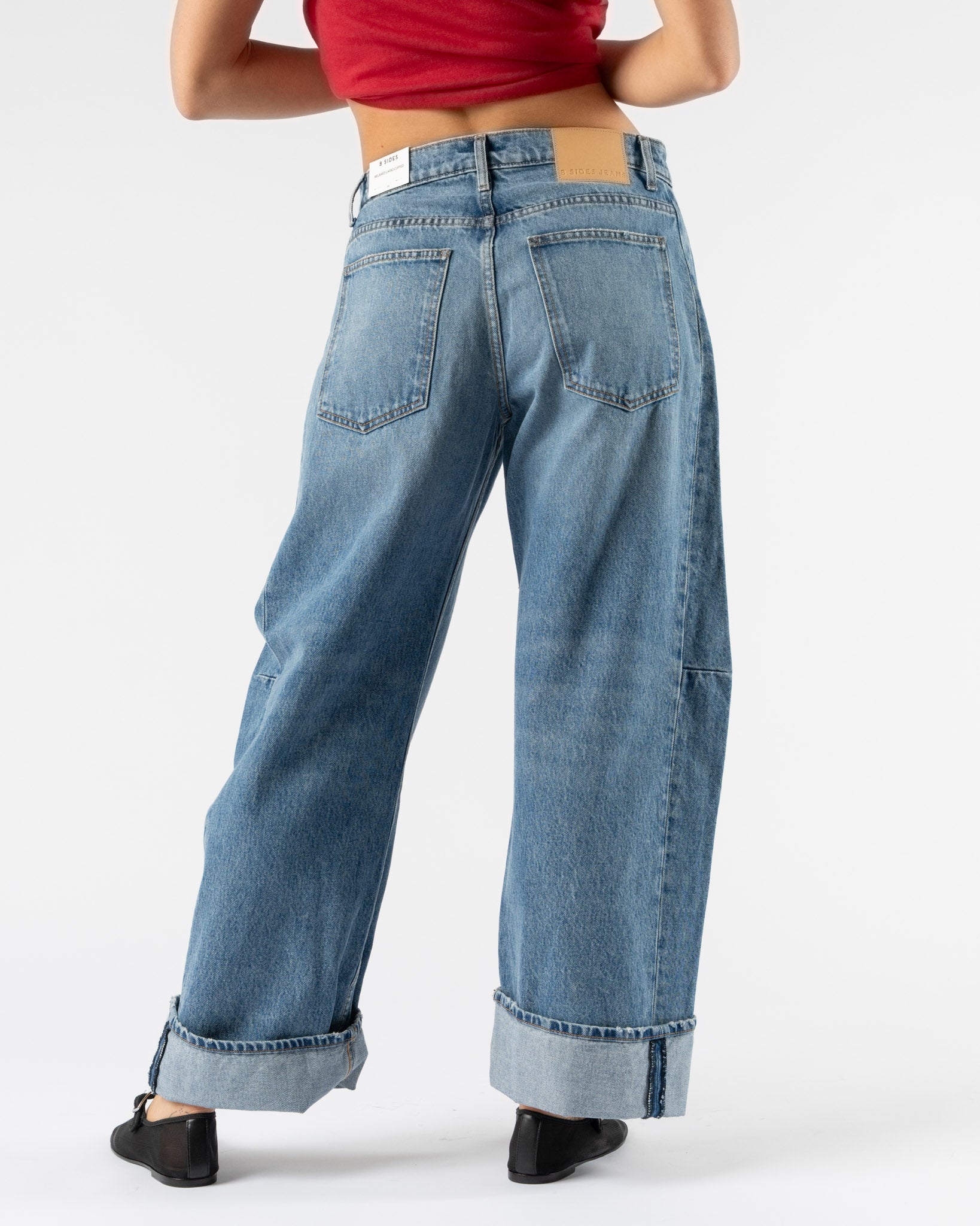 B Sides Relaxed Lasso Cuffed in Jane Wash