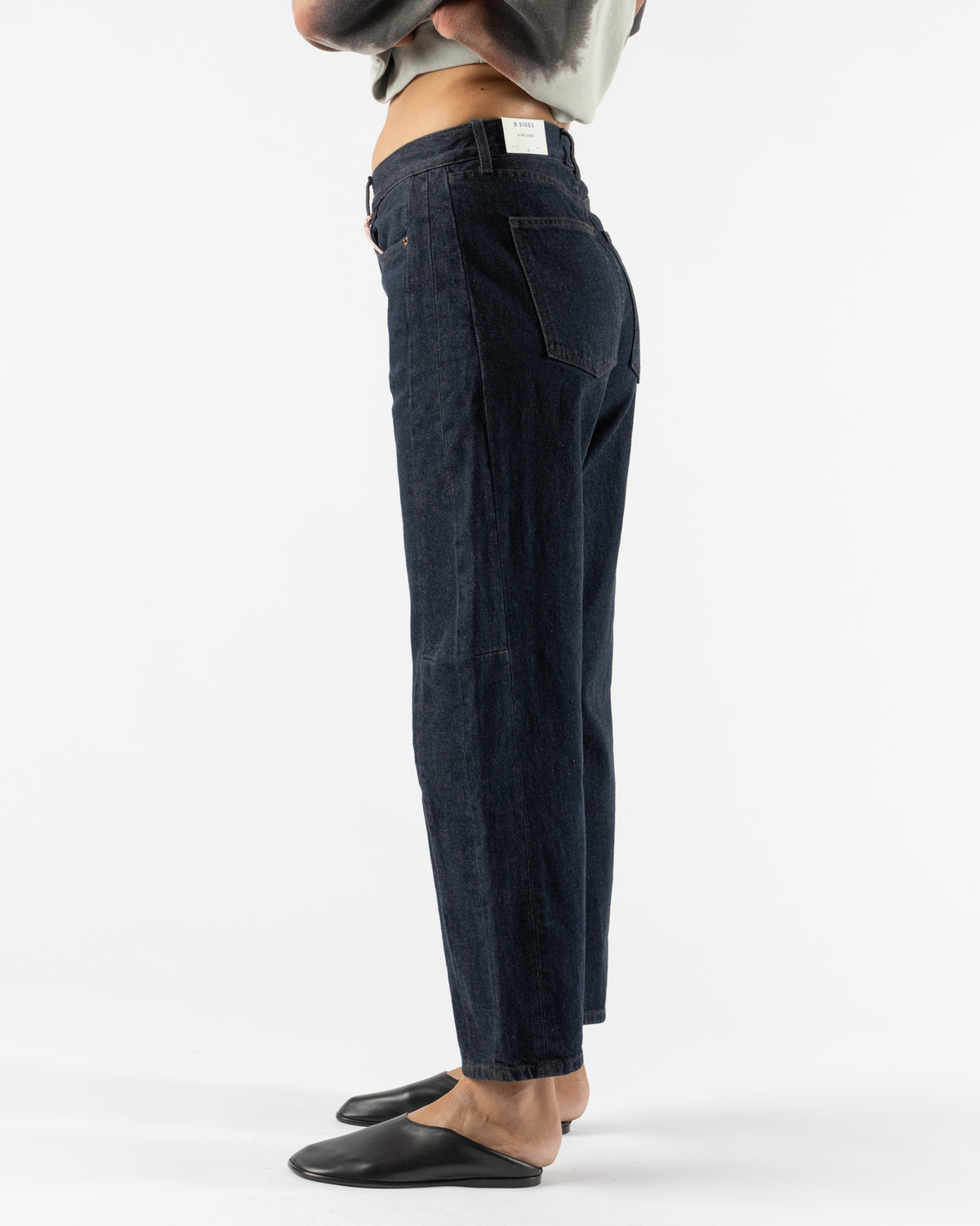 B Sides Slim Lasso in Indigo Brown Rinse