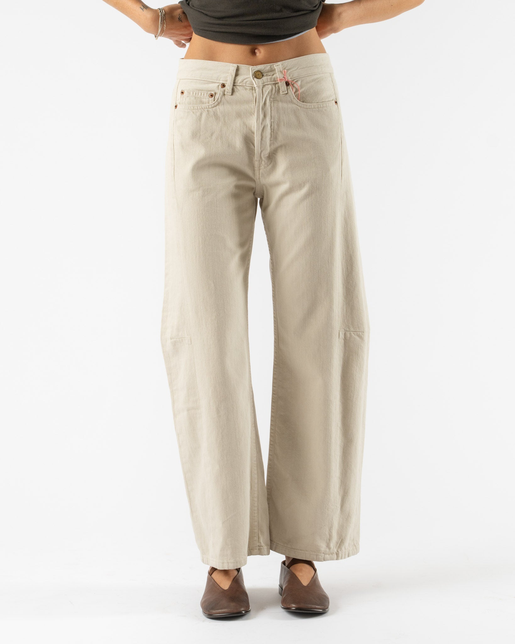 B Sides Slim Lasso in Chalk Overdye