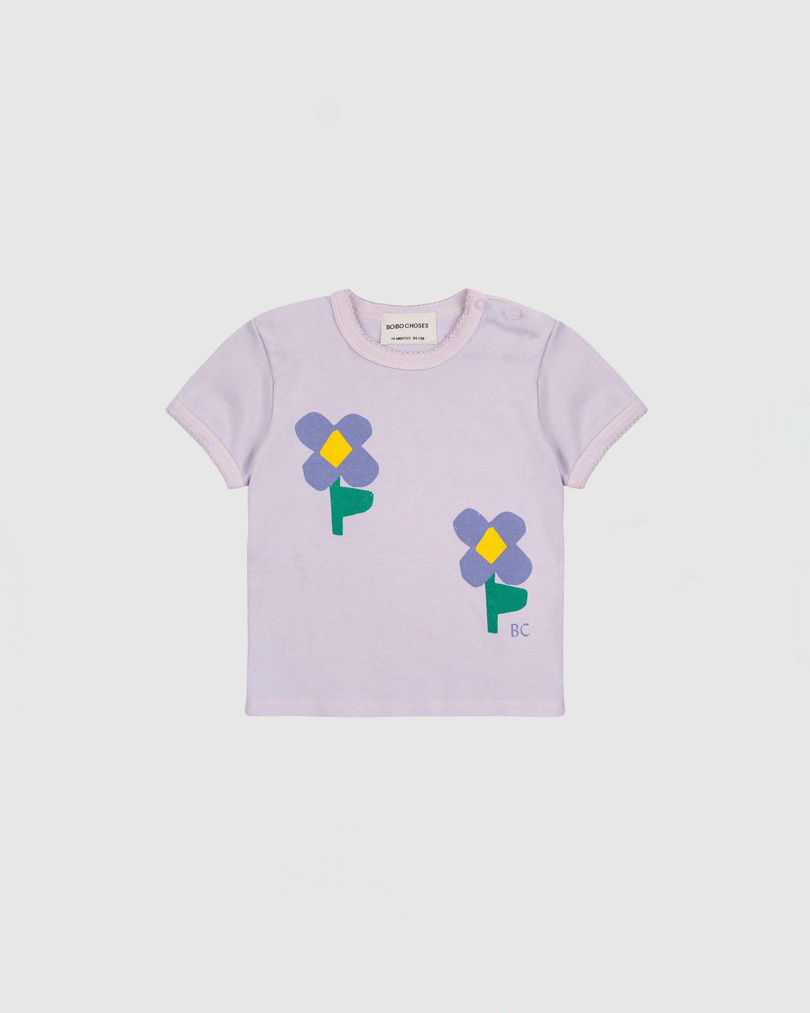 Bobo Choses Baby Pansy Flower T-Shirt