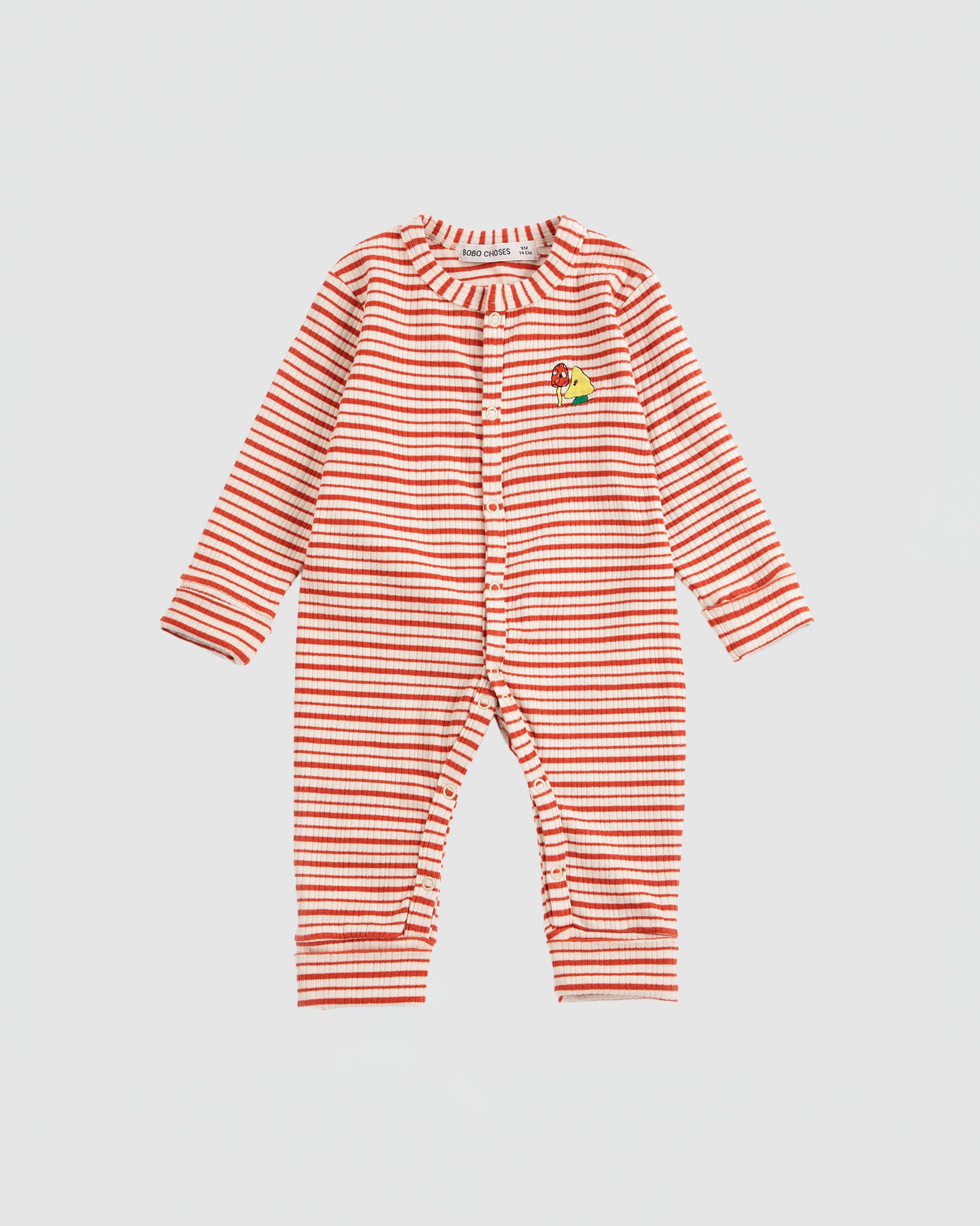 Bobo Choses Mush Monsters Duo stripes overall