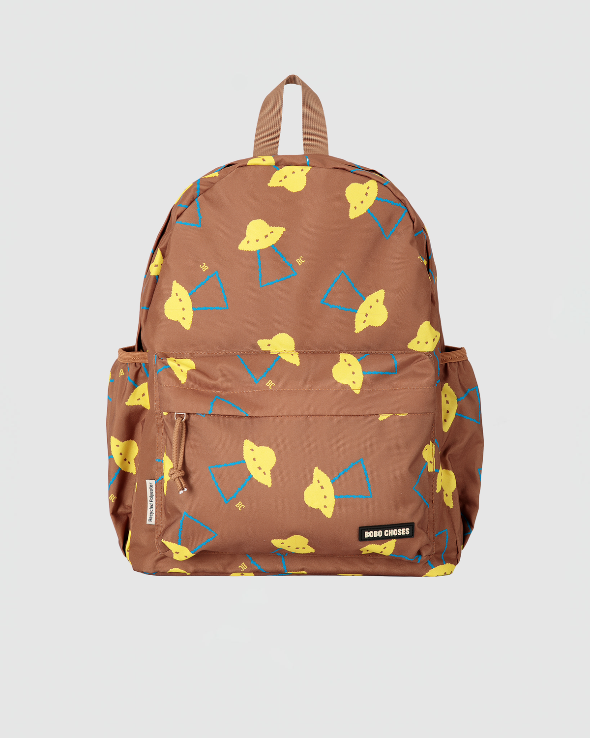 Bobo Choses Pixel Abduction All Over Backpack in Brown 6 Curated
