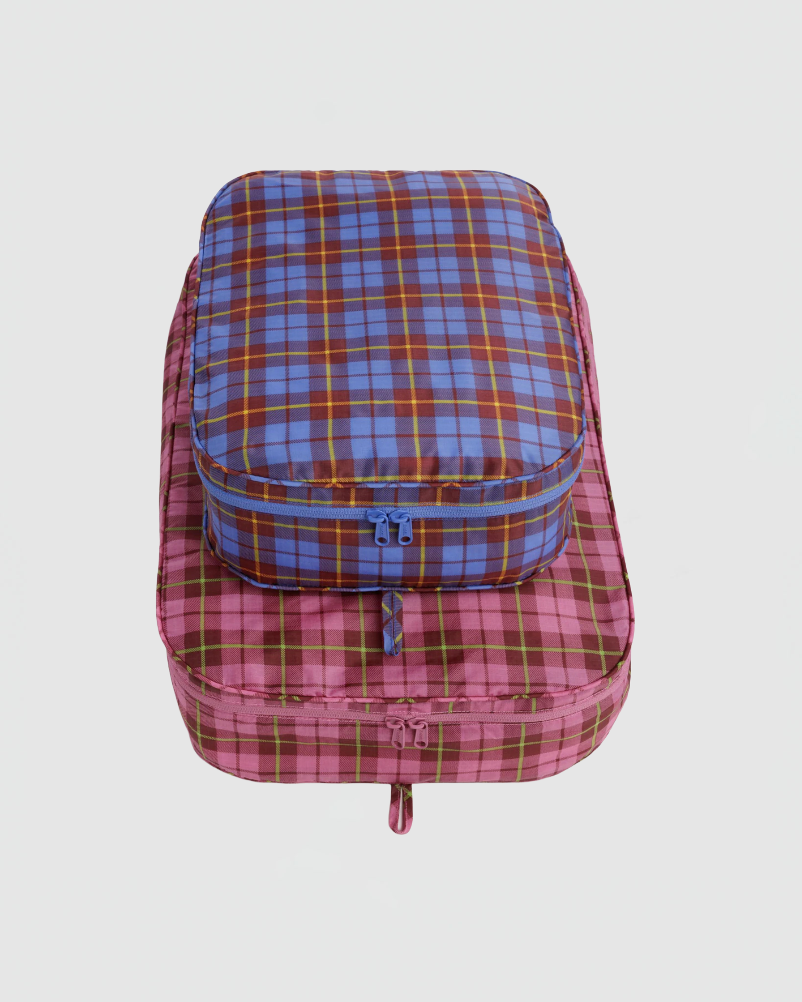 Baggu Large Packing Cube Set in Check Mix