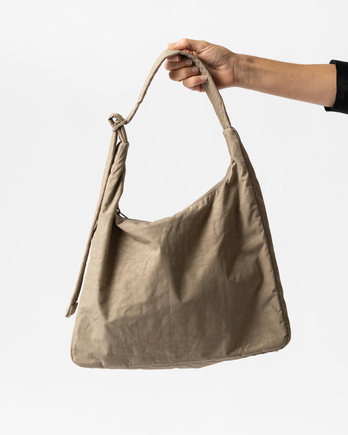 Baggu Nylon Shoulder Bag in Dove Curated at Jake and Jones
