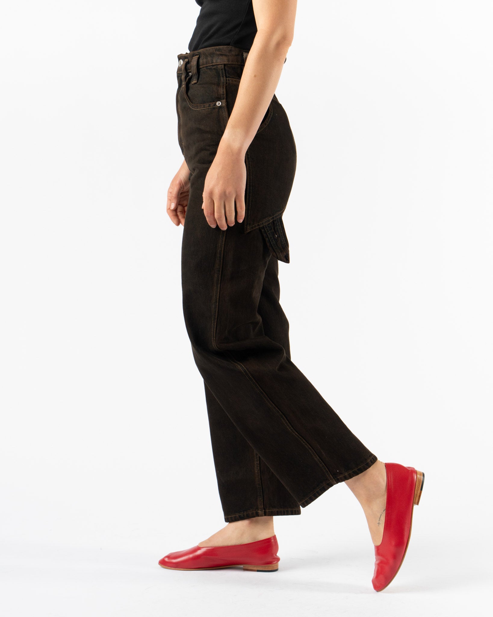 Eckhaus Latta Baggy Jean in Mud