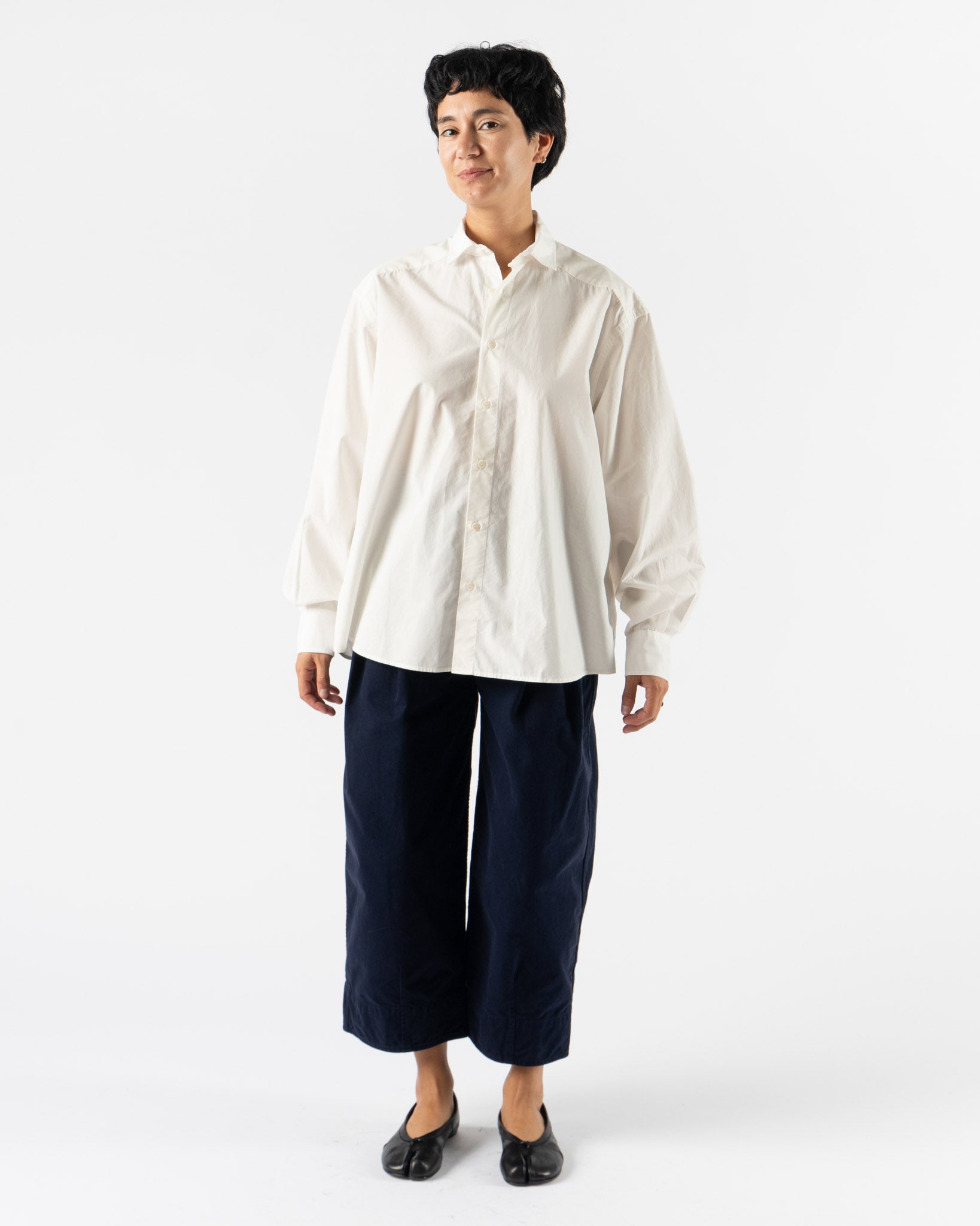 Baserange Claude Shirt in Undyed