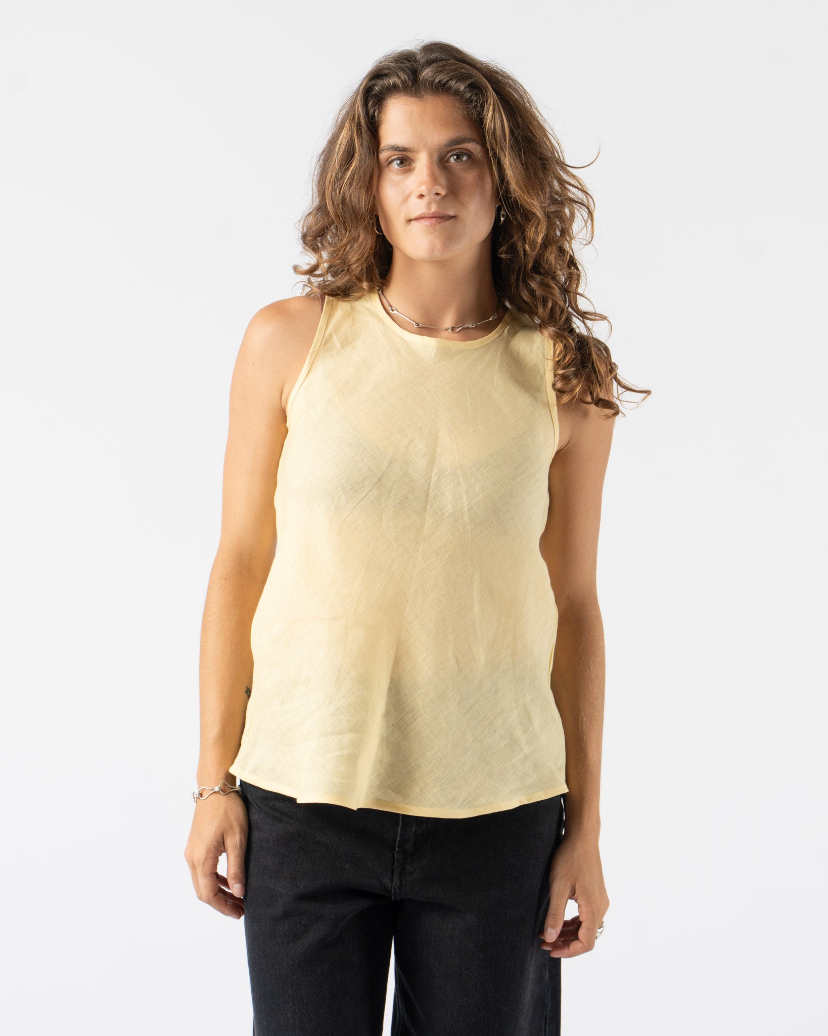 Baserange Dydine Tank Top in Ana Yellow