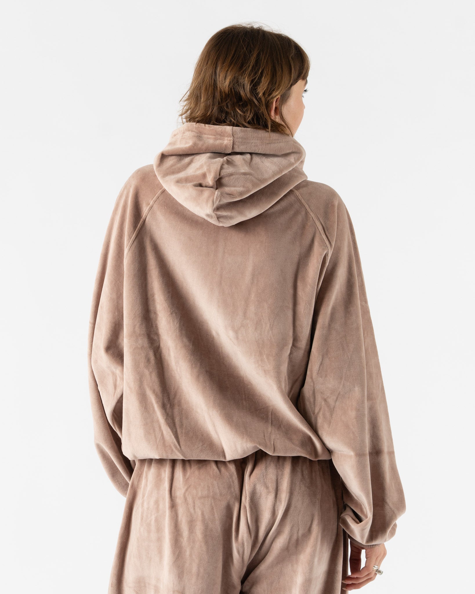 Baserange Rim Raglan Hoodie in Tecto Brown