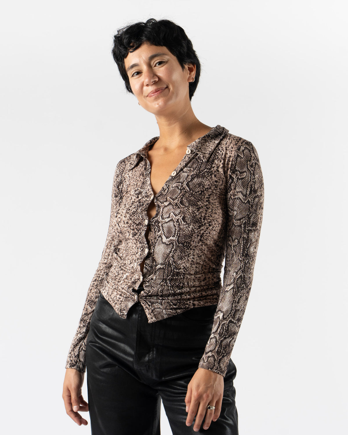 Baserange Snake Cosme Shirt Curated at Jake and Jones