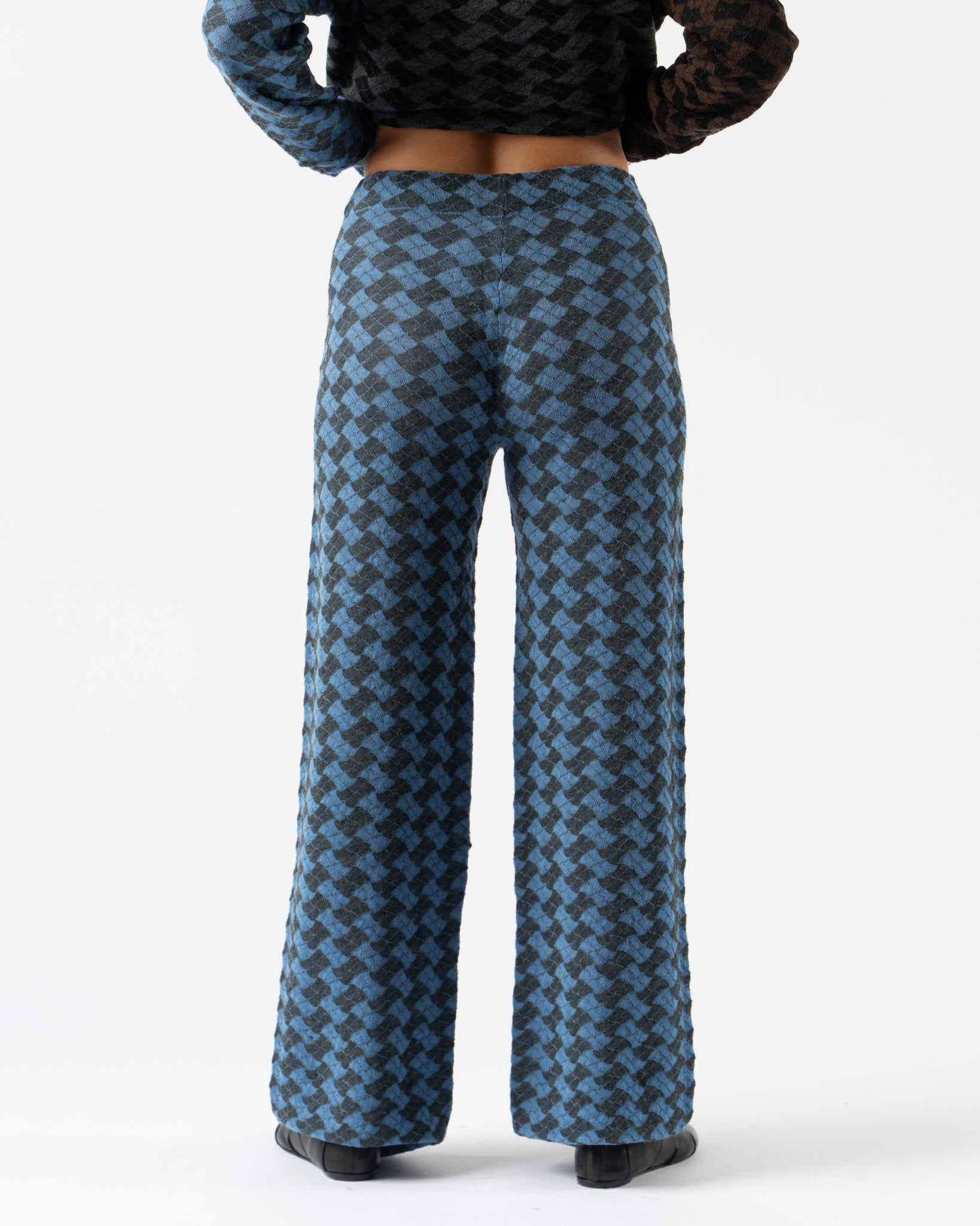 YanYan Basket Drapey Pant in Blue