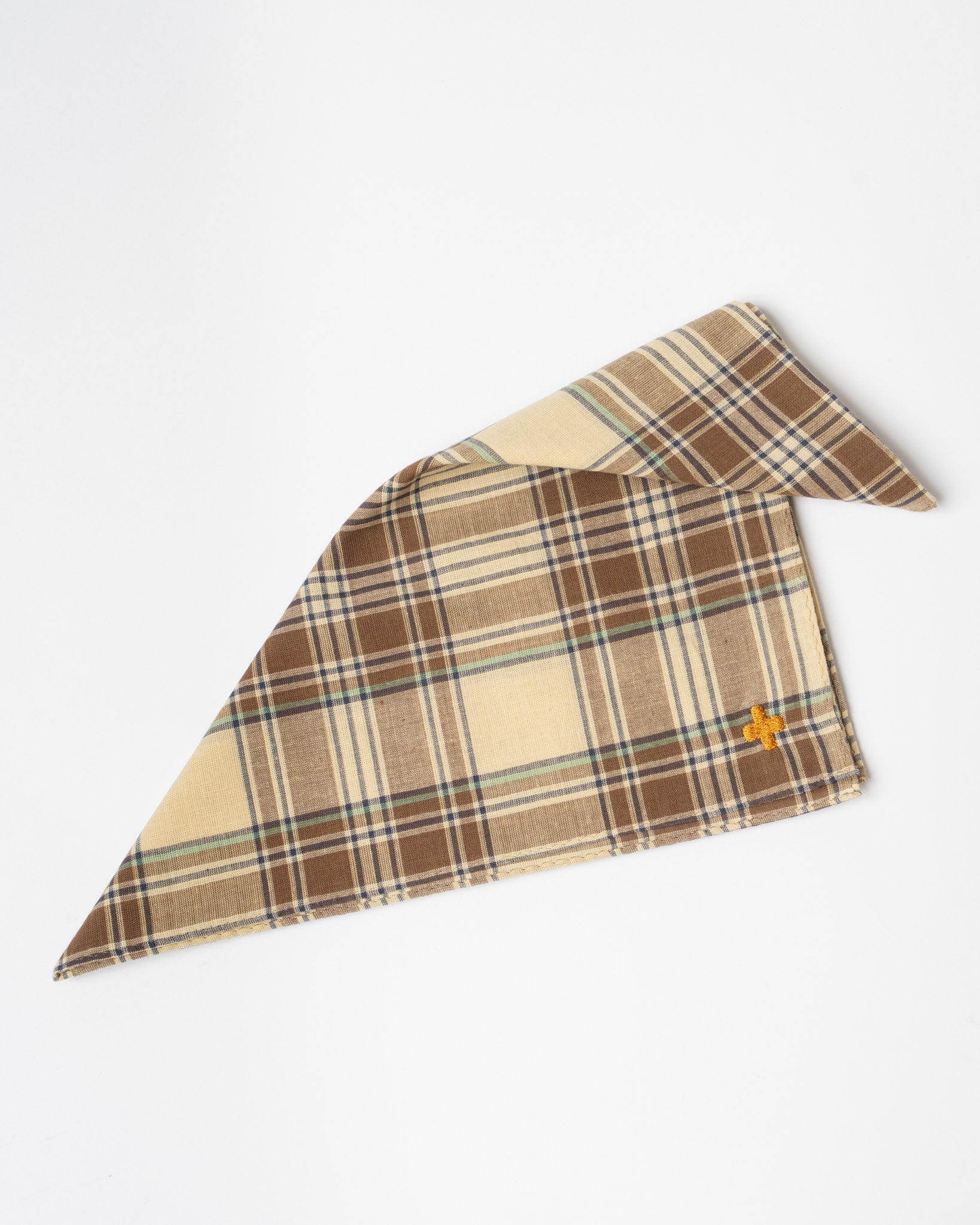 Beams-Plus-Madras-Hankerchief-in-Brown