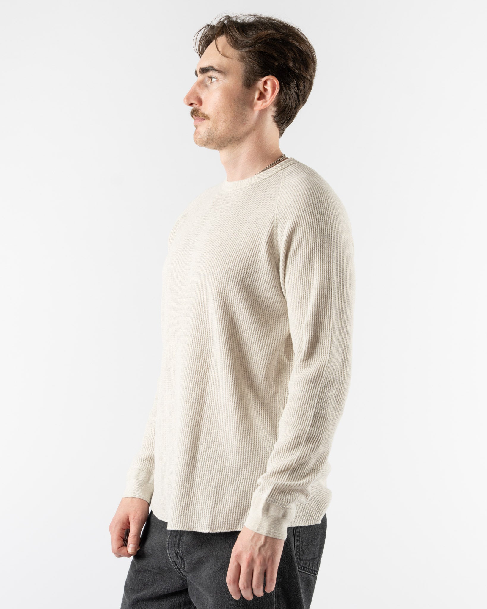 Beams Plus Crew Thermal 30 in Oatmeal