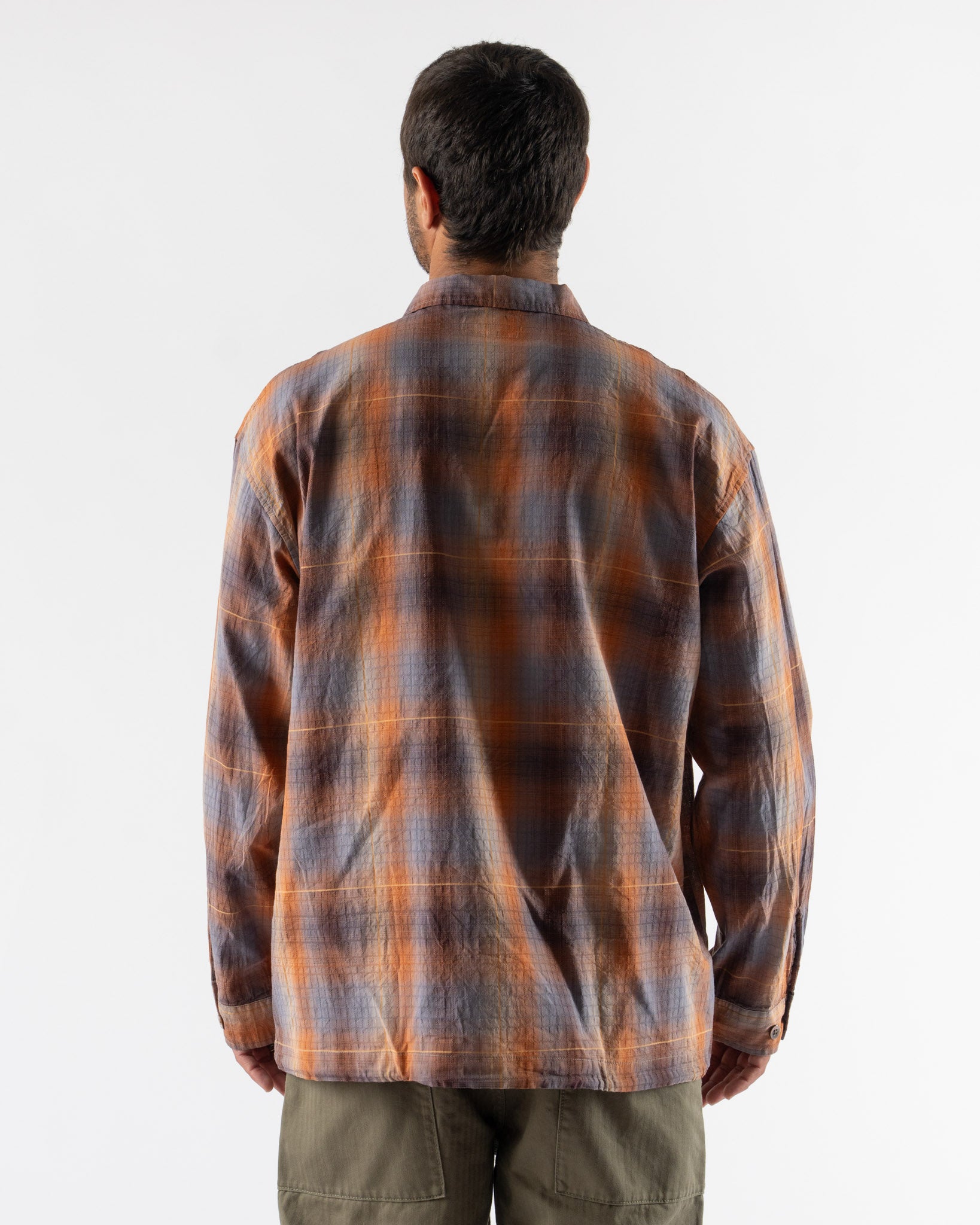 Pilgrim Surf + Supply Benson Longsleeve Dobby Ombre Shirt