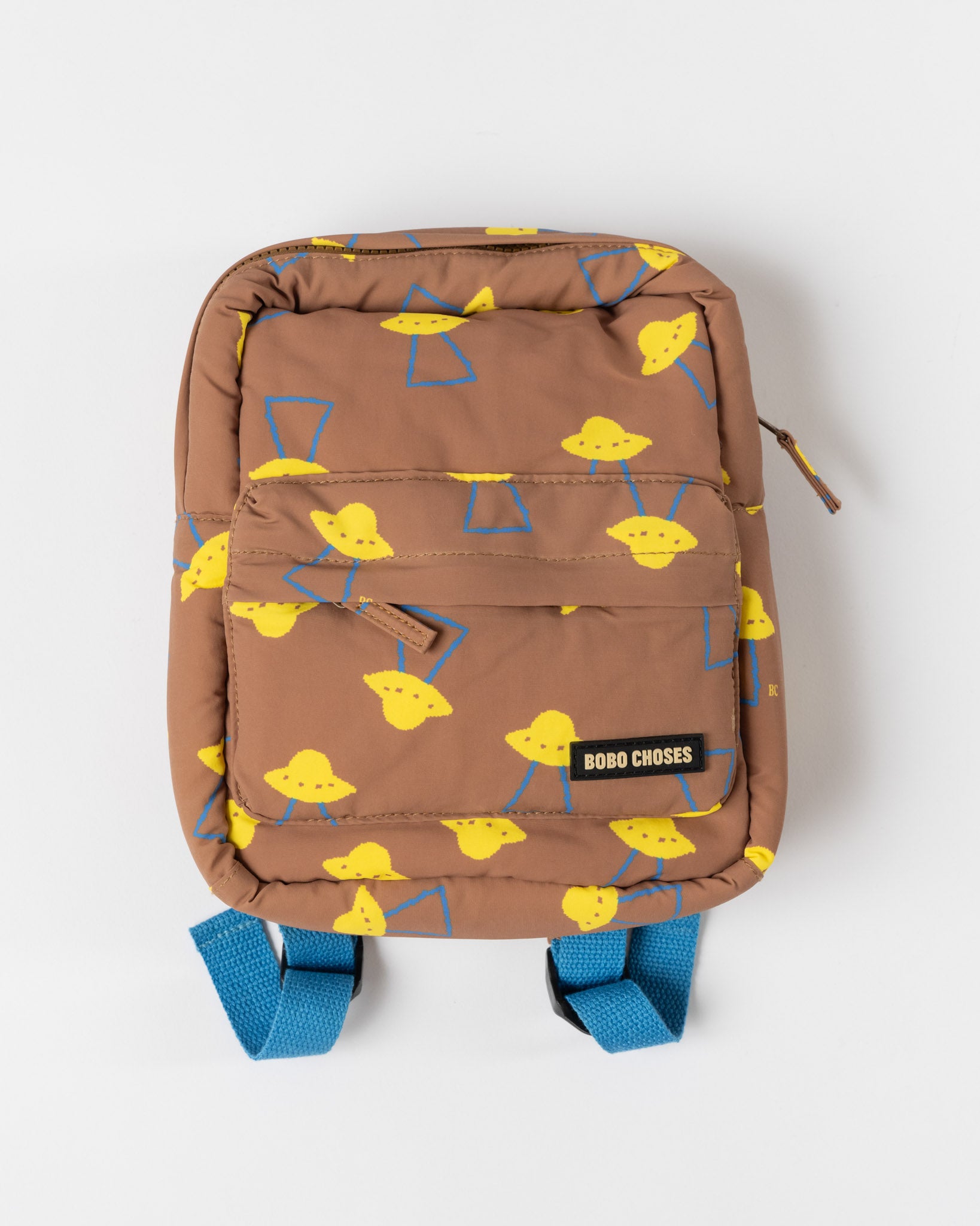 Bobo Choses Pixel Abduction All Over Backpack in Brown