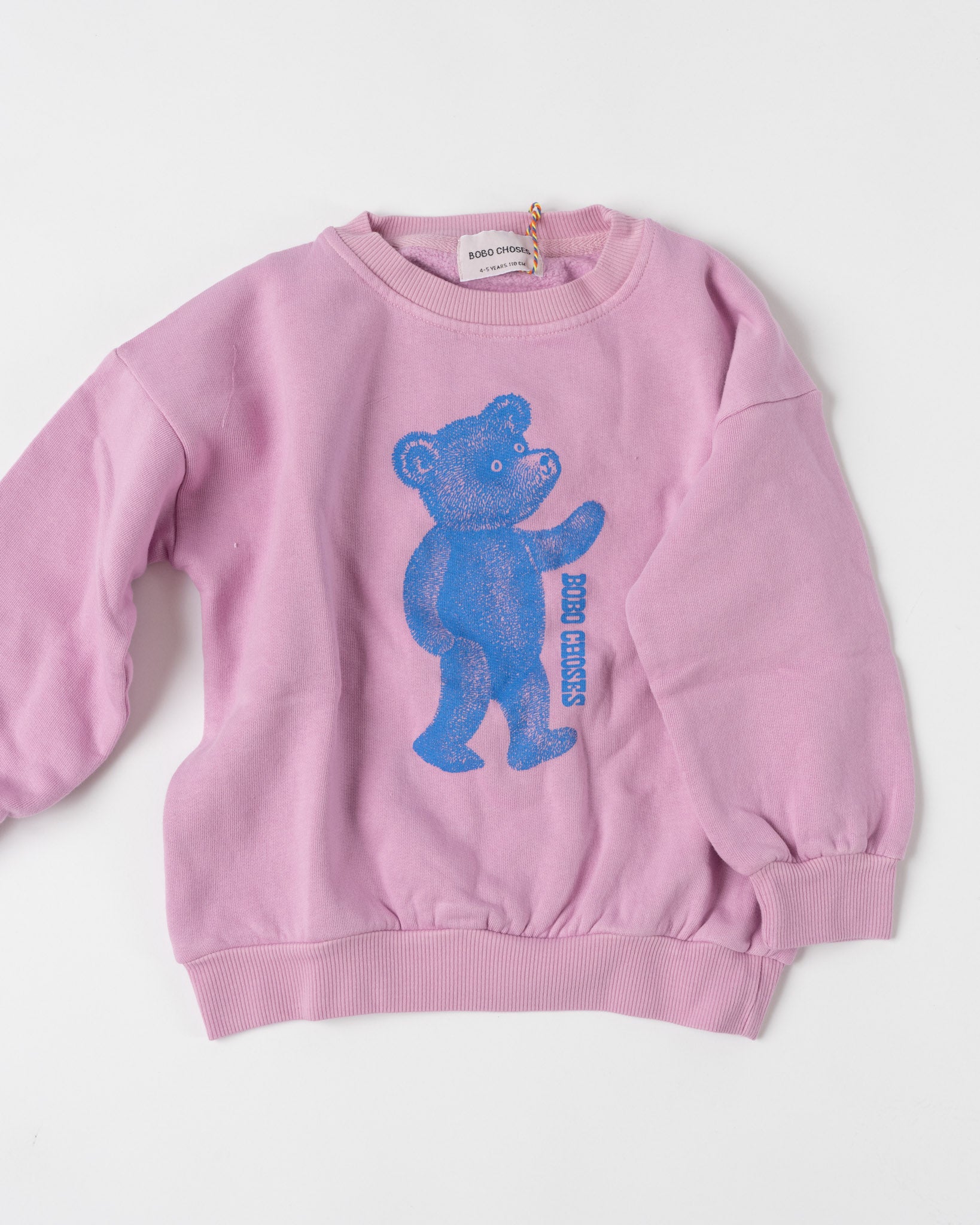 Bobo Choses Softpaw Monster Sweatshirt in Pink Curated at Jake and