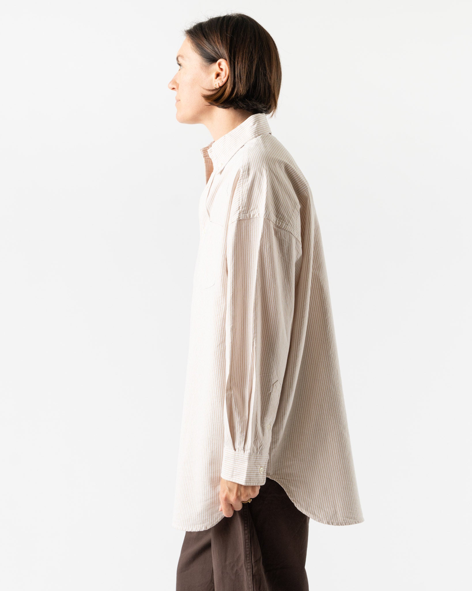 Beams Boy BIG BD Shirt in Yellow