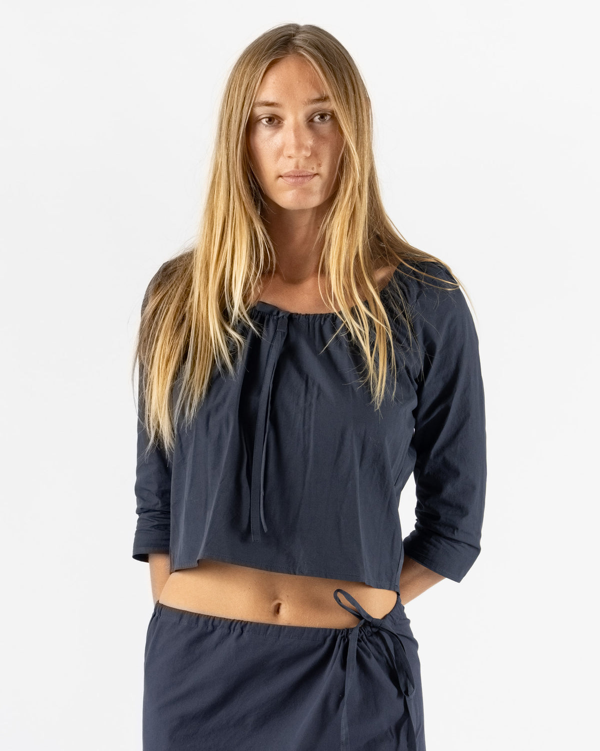 Brooke Callahan Scoop Top in Navy