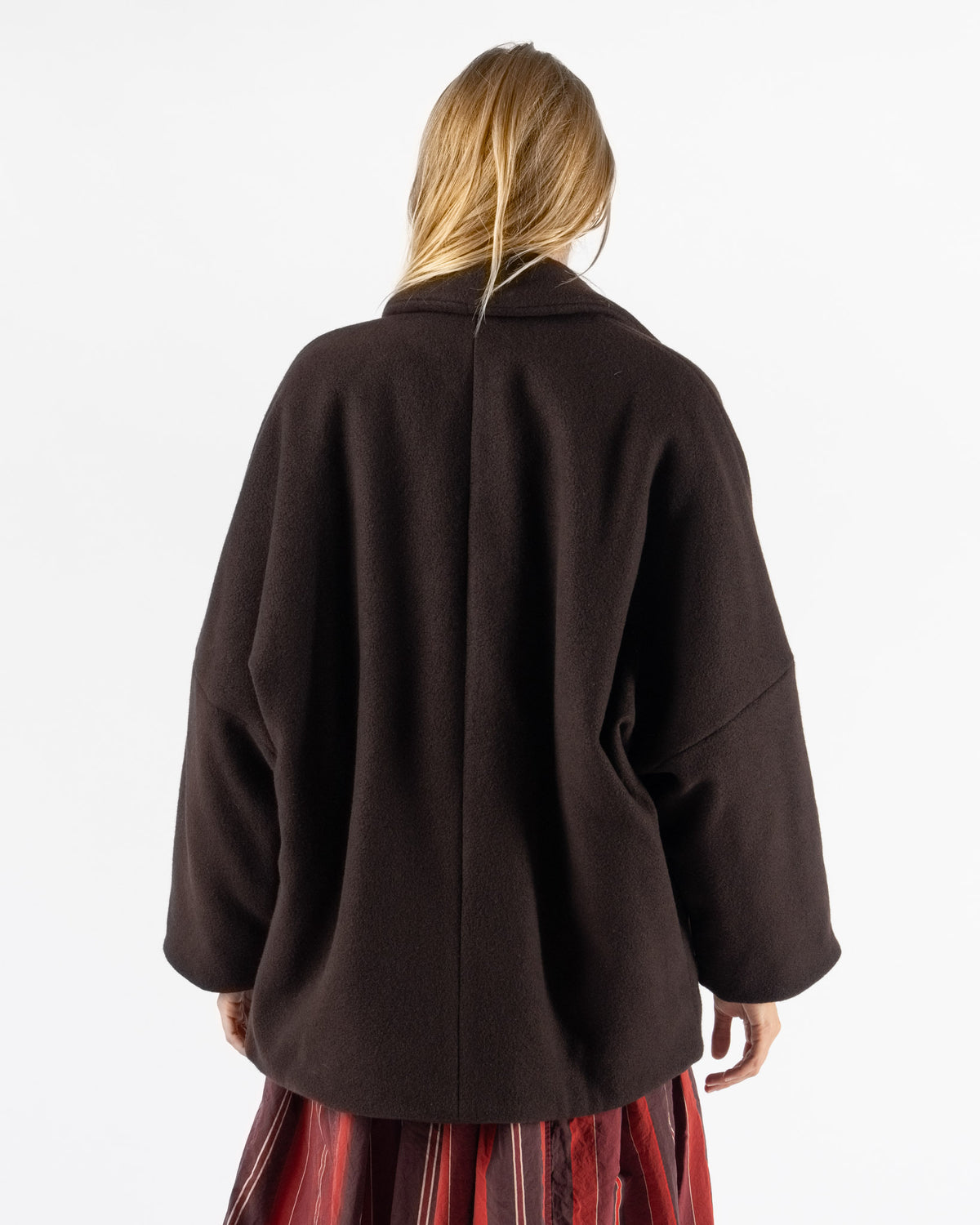 CASEY CASEY Triangle Coat in Dark Brown