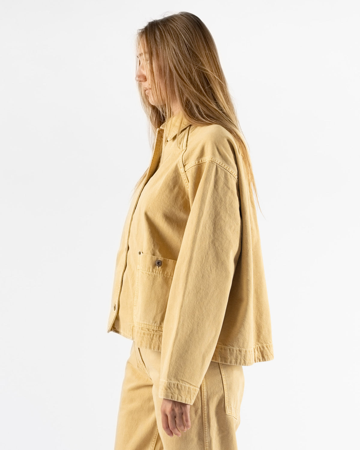 CASEY CASEY Drays Travail Denim Jacket in Dune