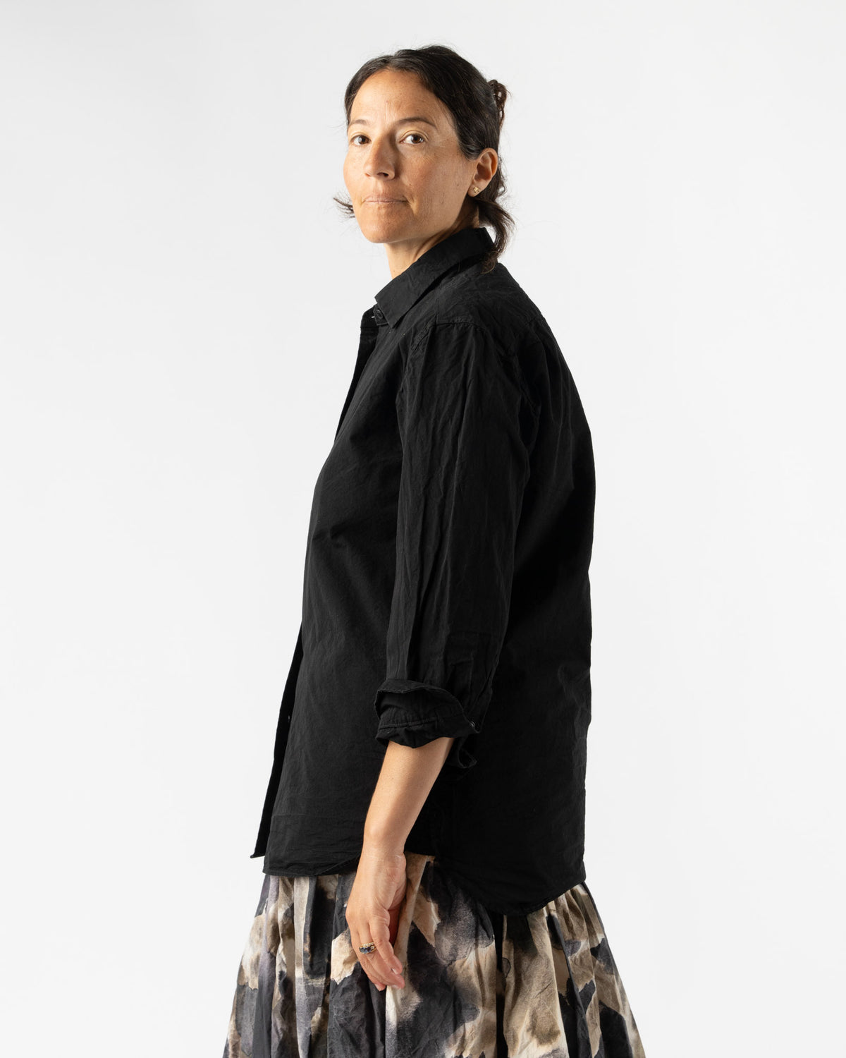 CASEY CASEY Big Raccourcie Shirt in Black Curated at Jake and Jones
