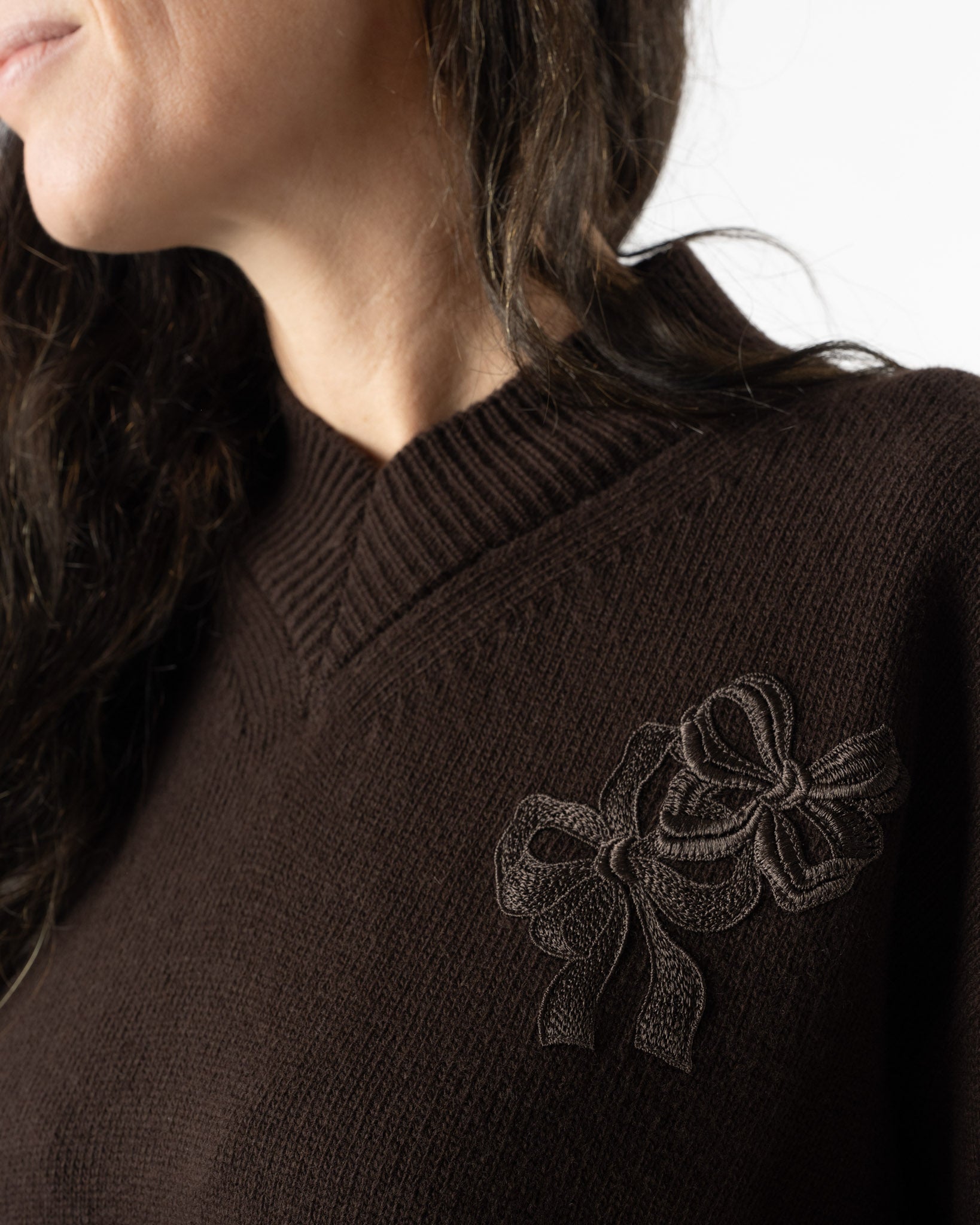 Cecilie Bahnsen Driusilla Jumper in Brown